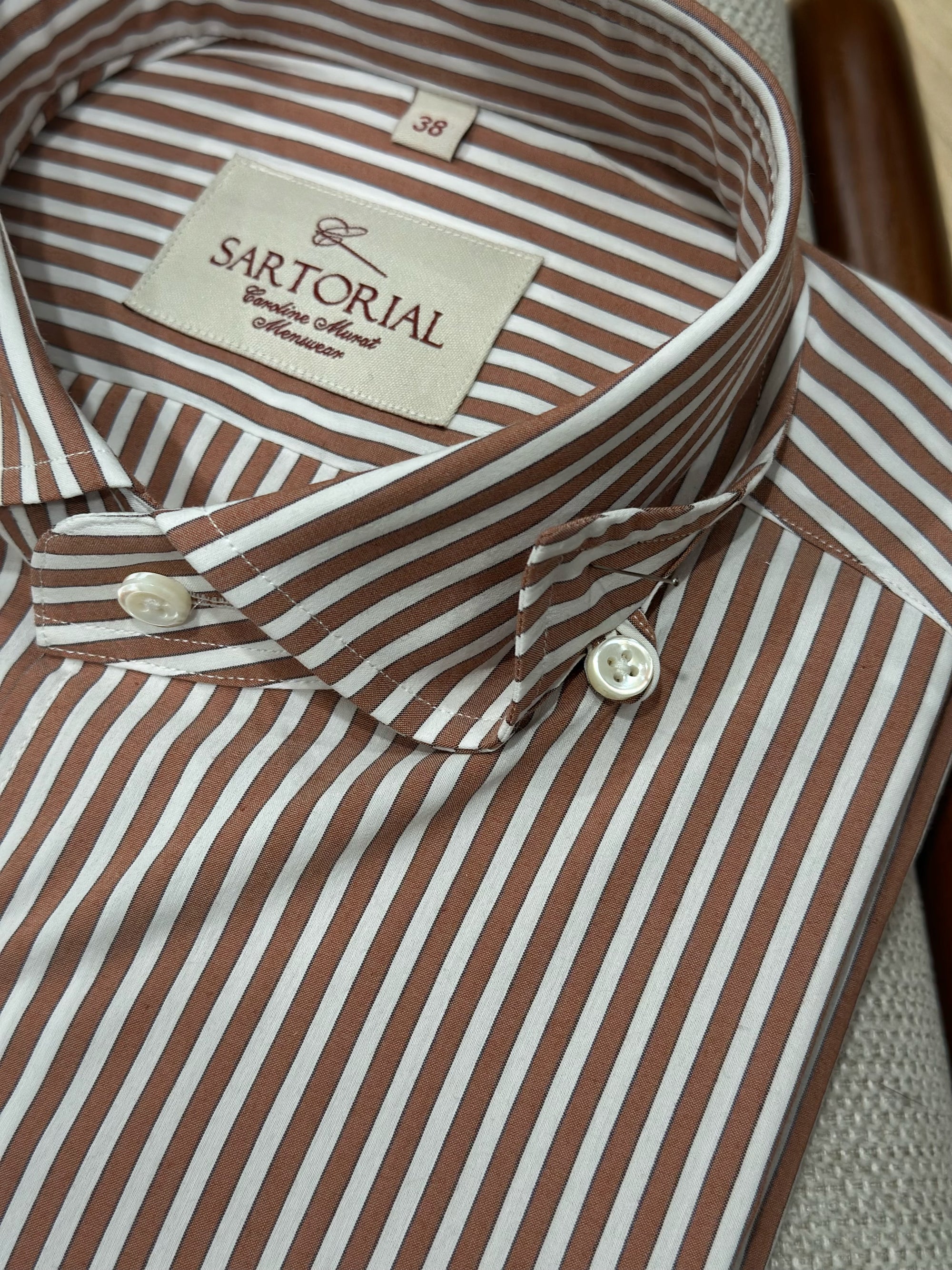MTO Stripe Cotton Shirt