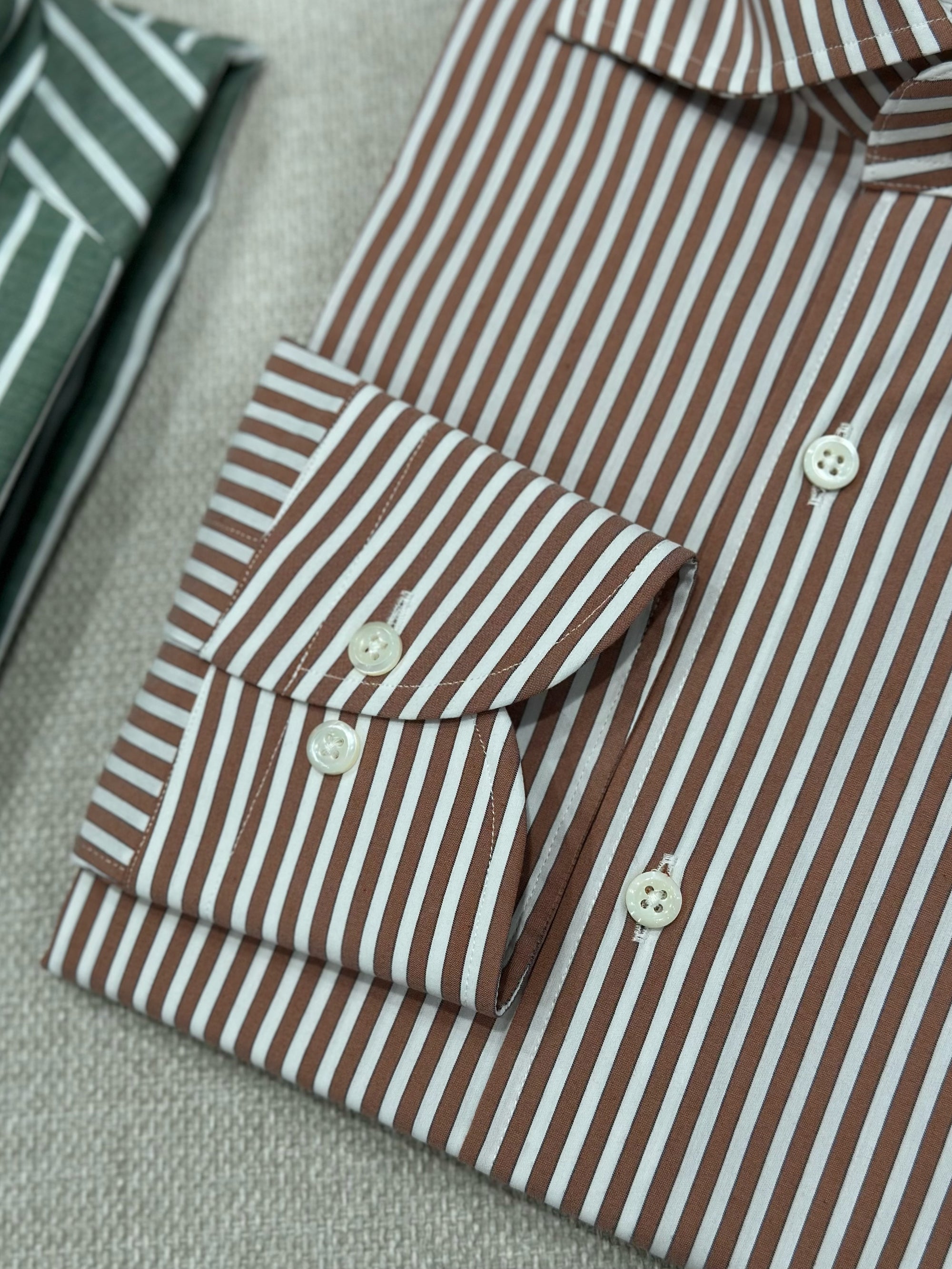 MTO Stripe Cotton Shirt