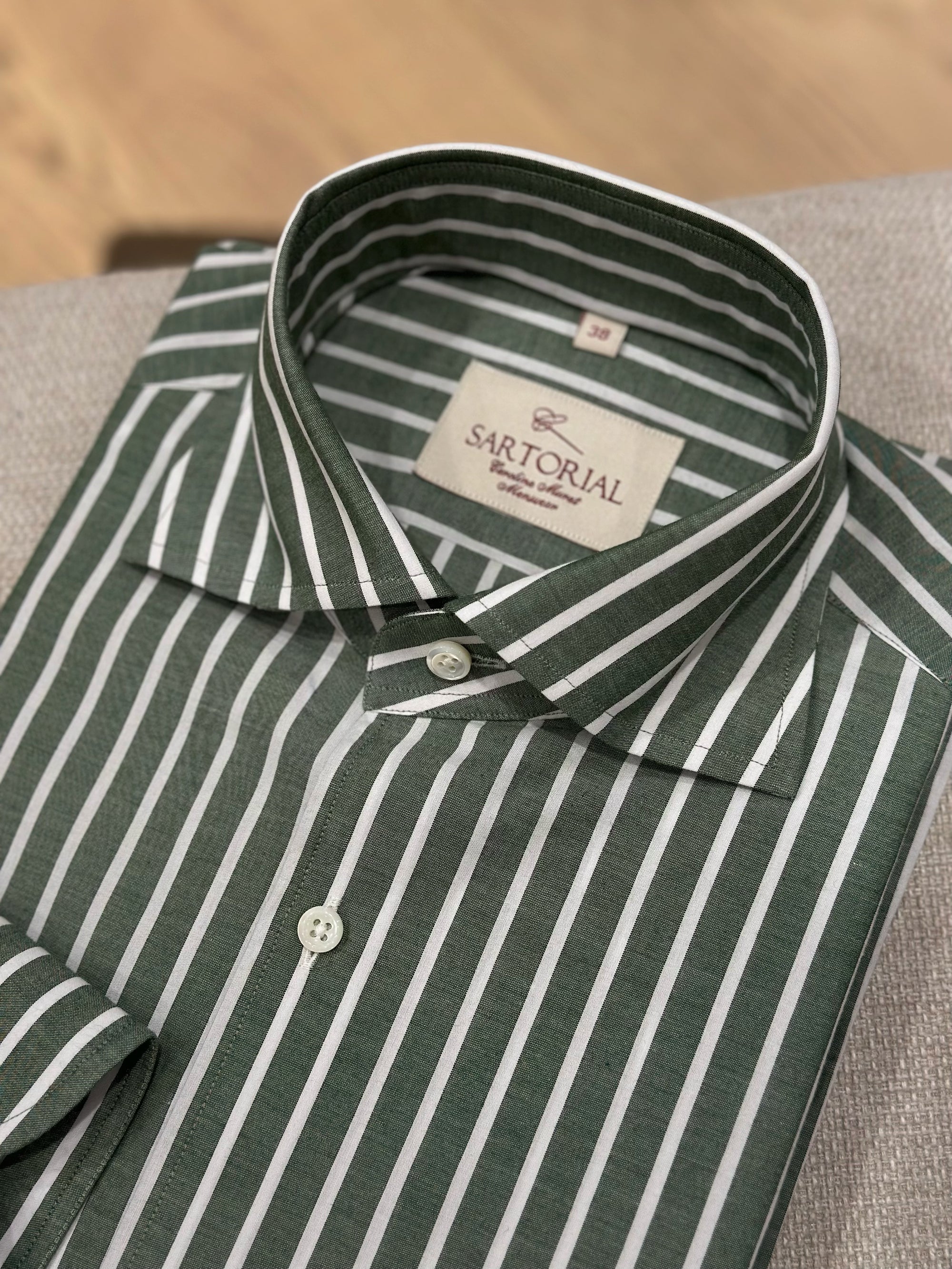 MTO Stripe Cotton Shirt
