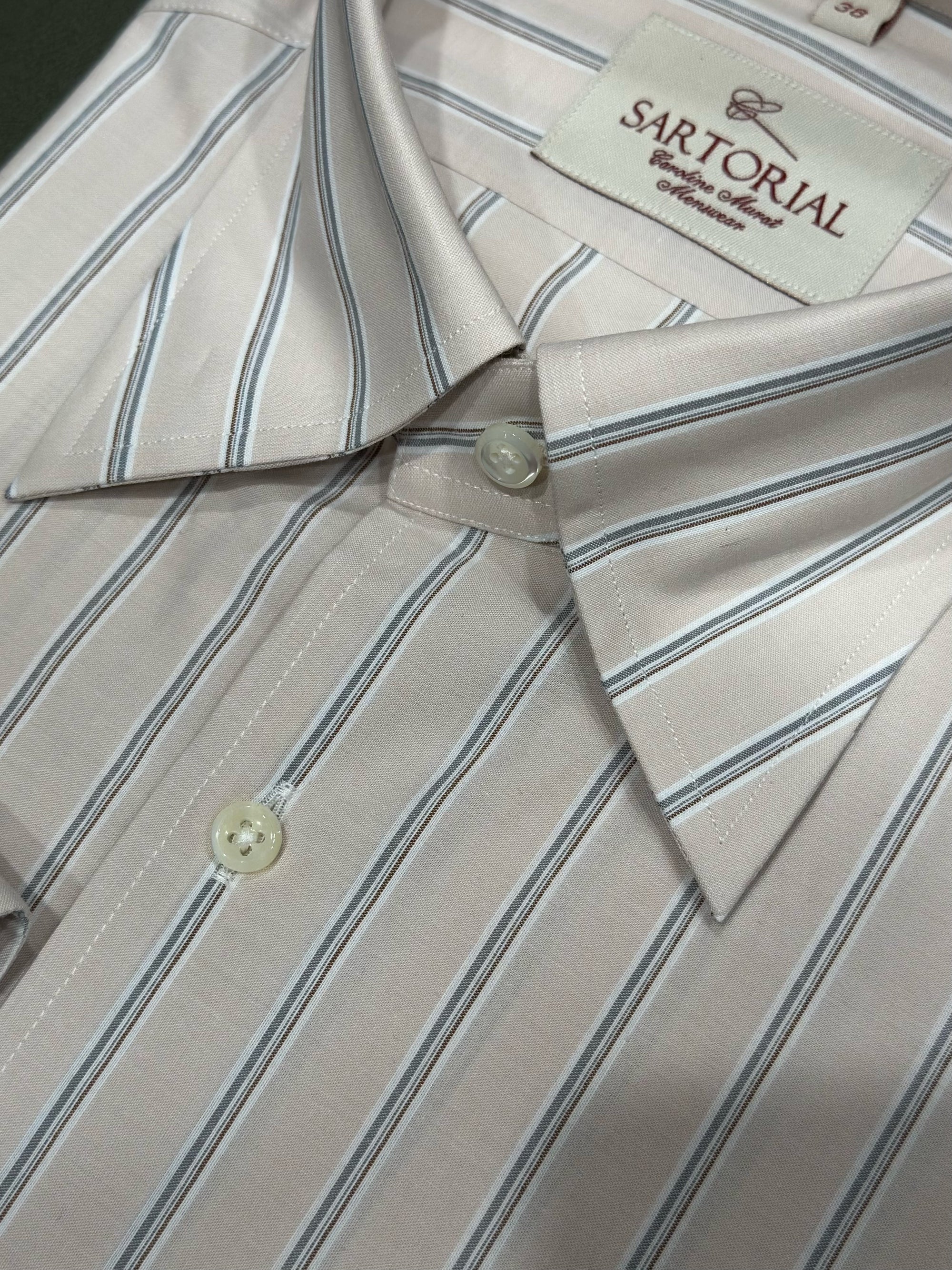 MTO Stripe Cotton Shirt