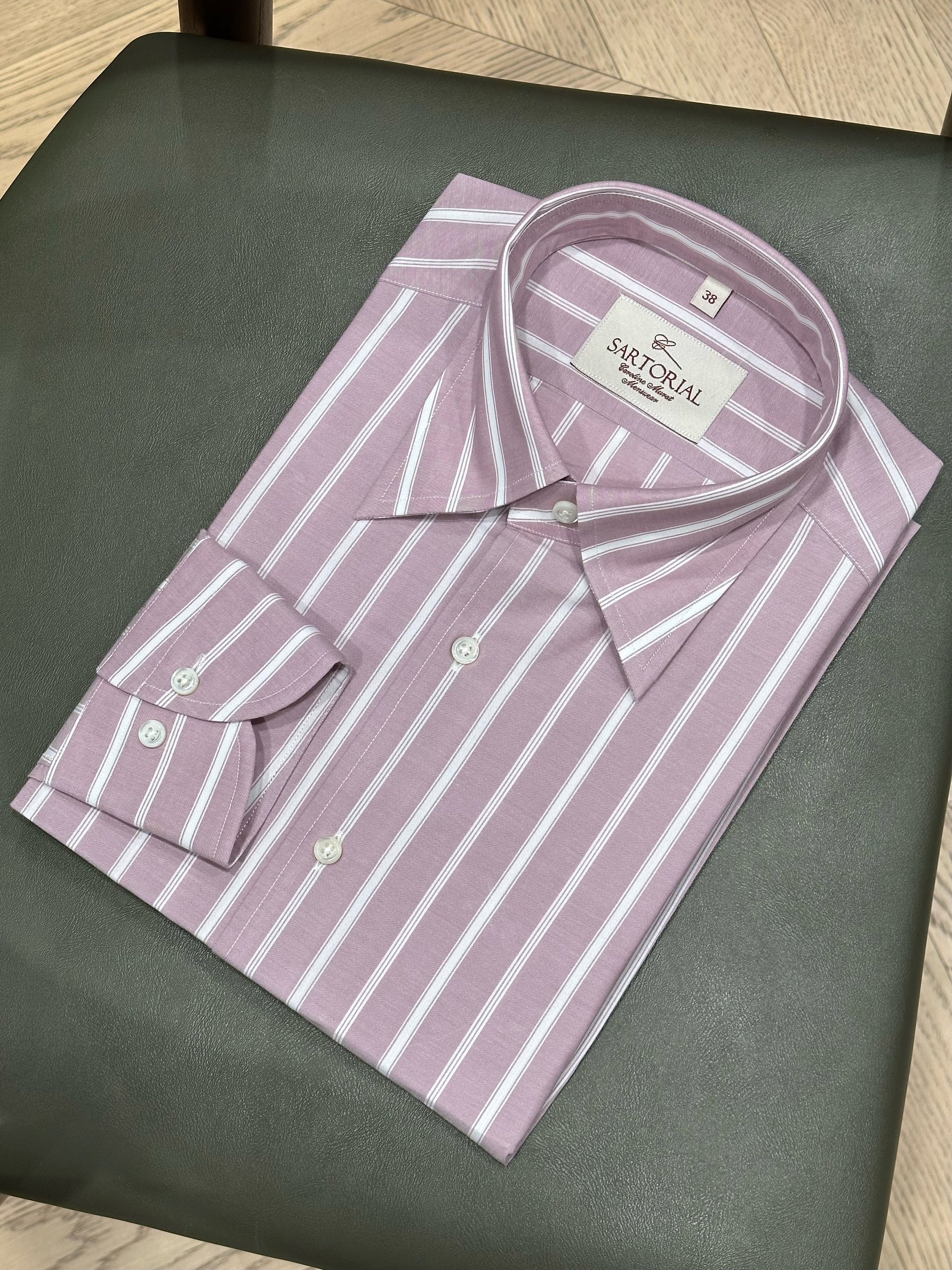 MTO Stripe Cotton Shirt