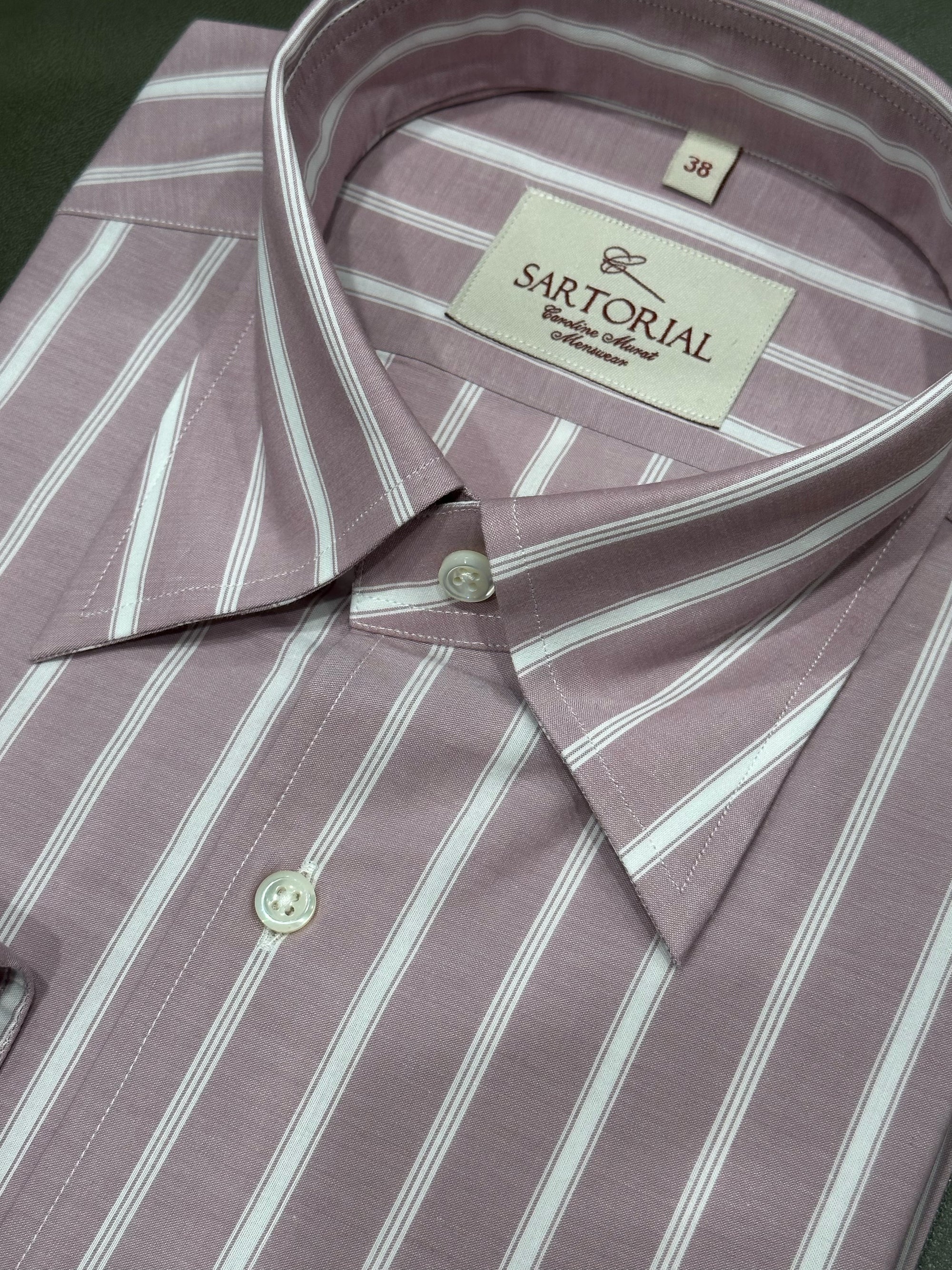 MTO Stripe Cotton Shirt