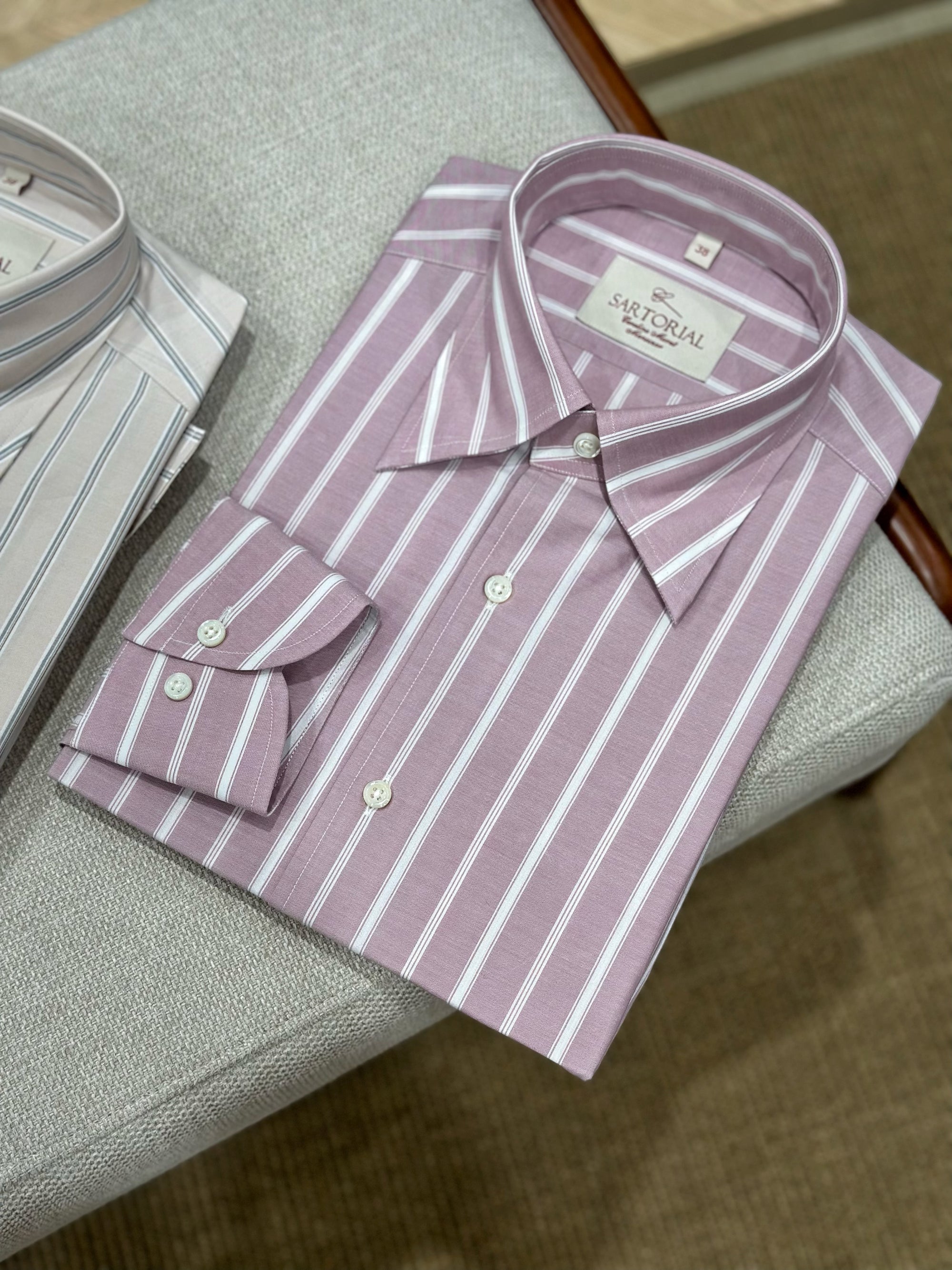 MTO Stripe Cotton Shirt