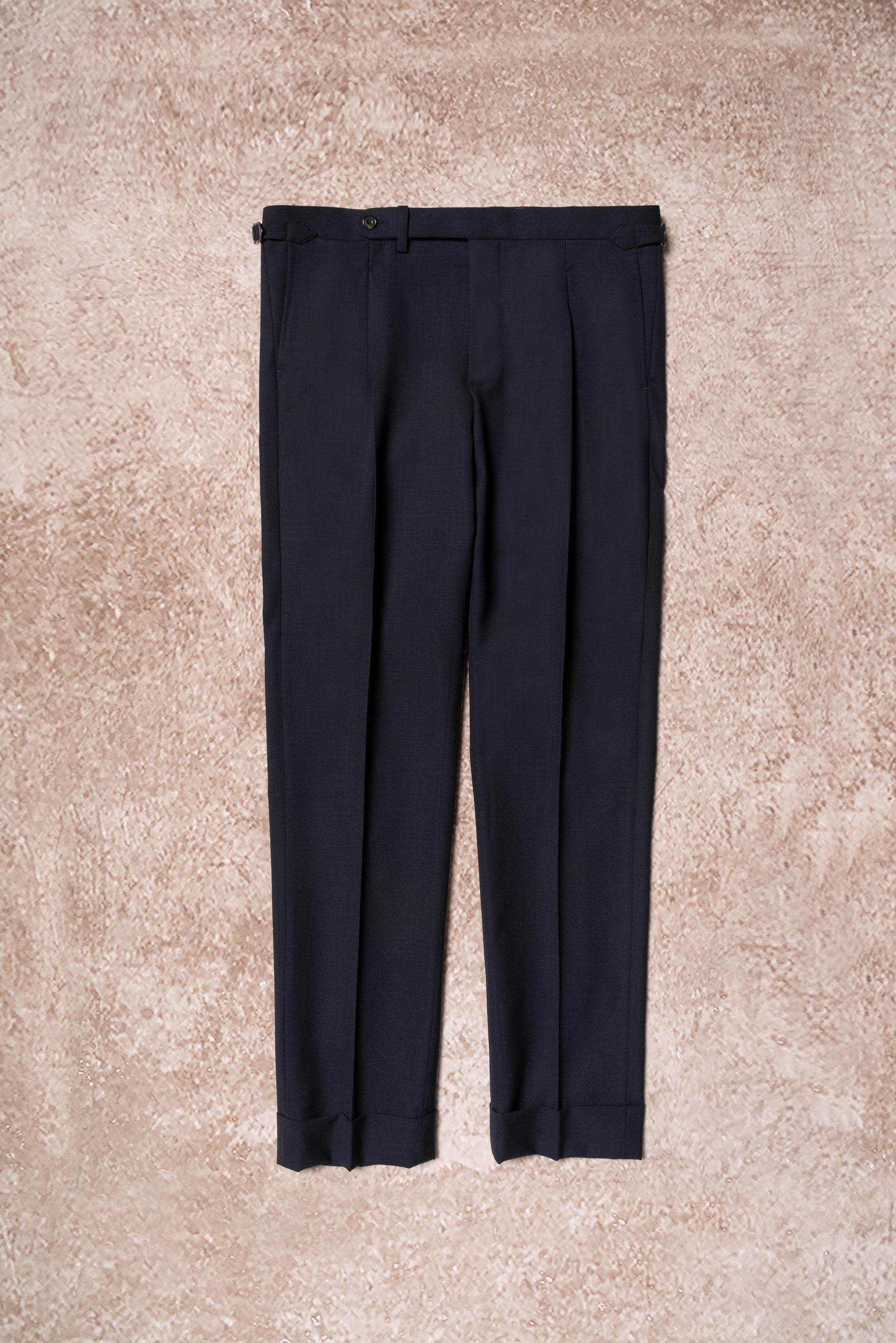 Navy High Twist Suit #148