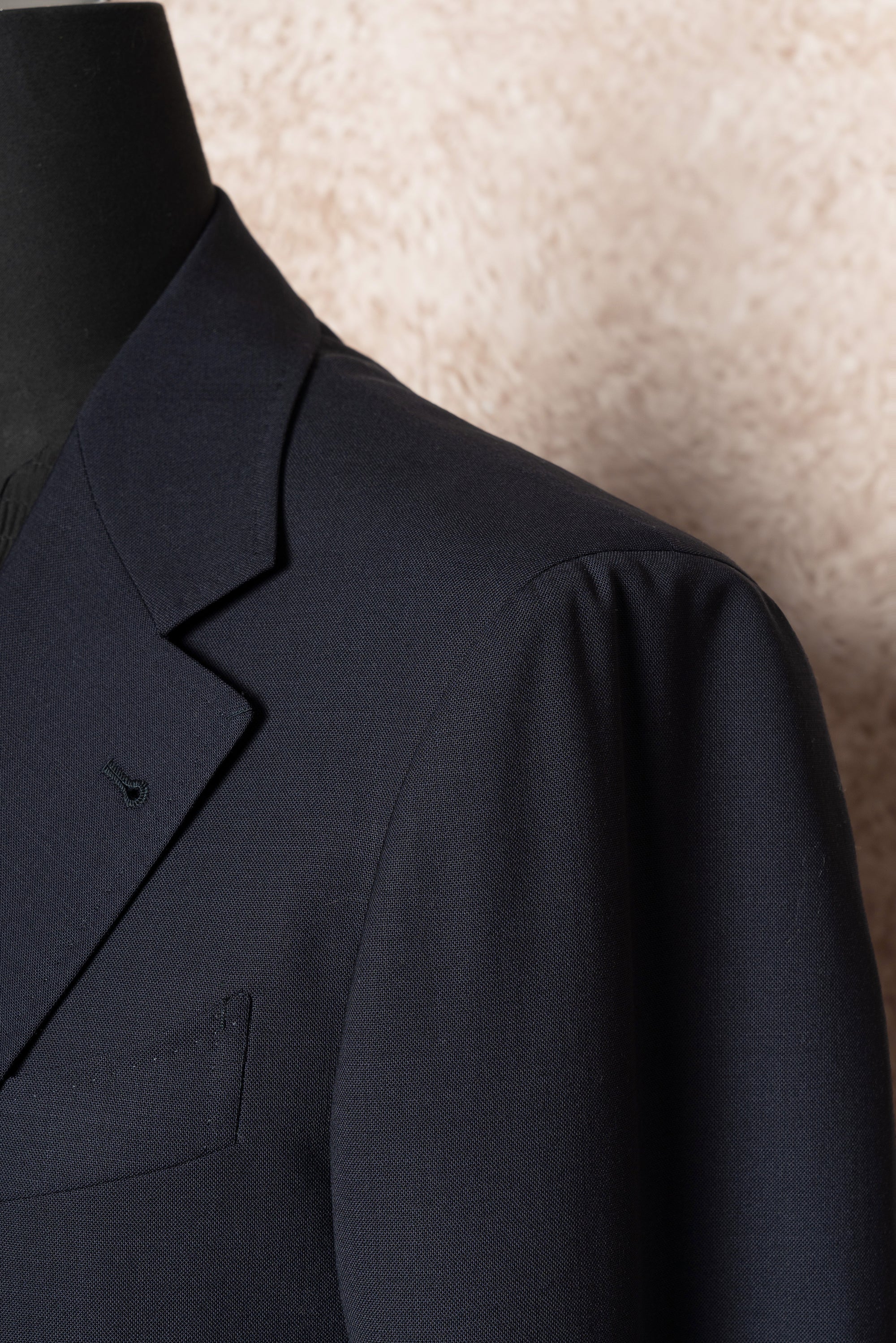 Navy High Twist Suit #148