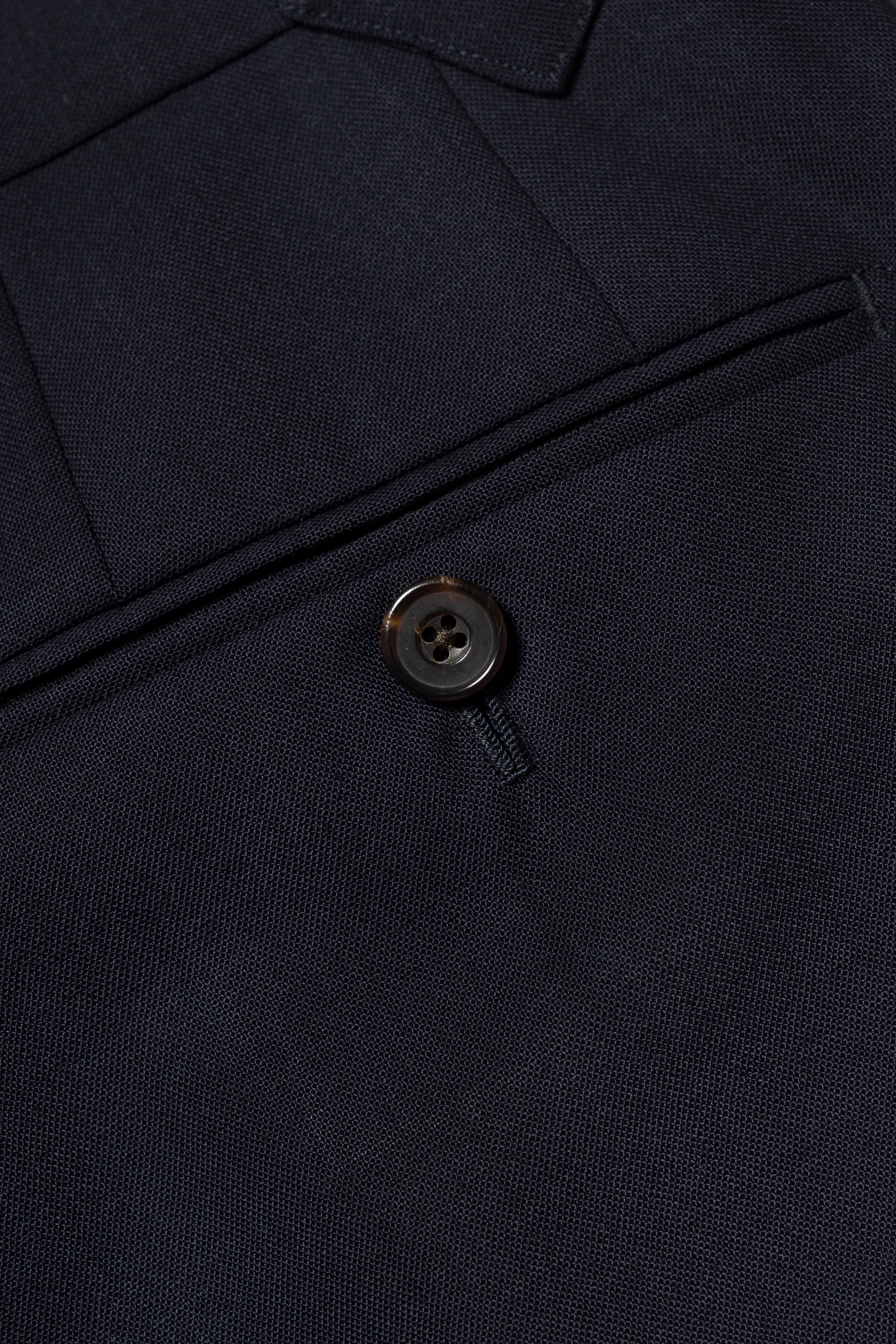 Navy High Twist Suit #148