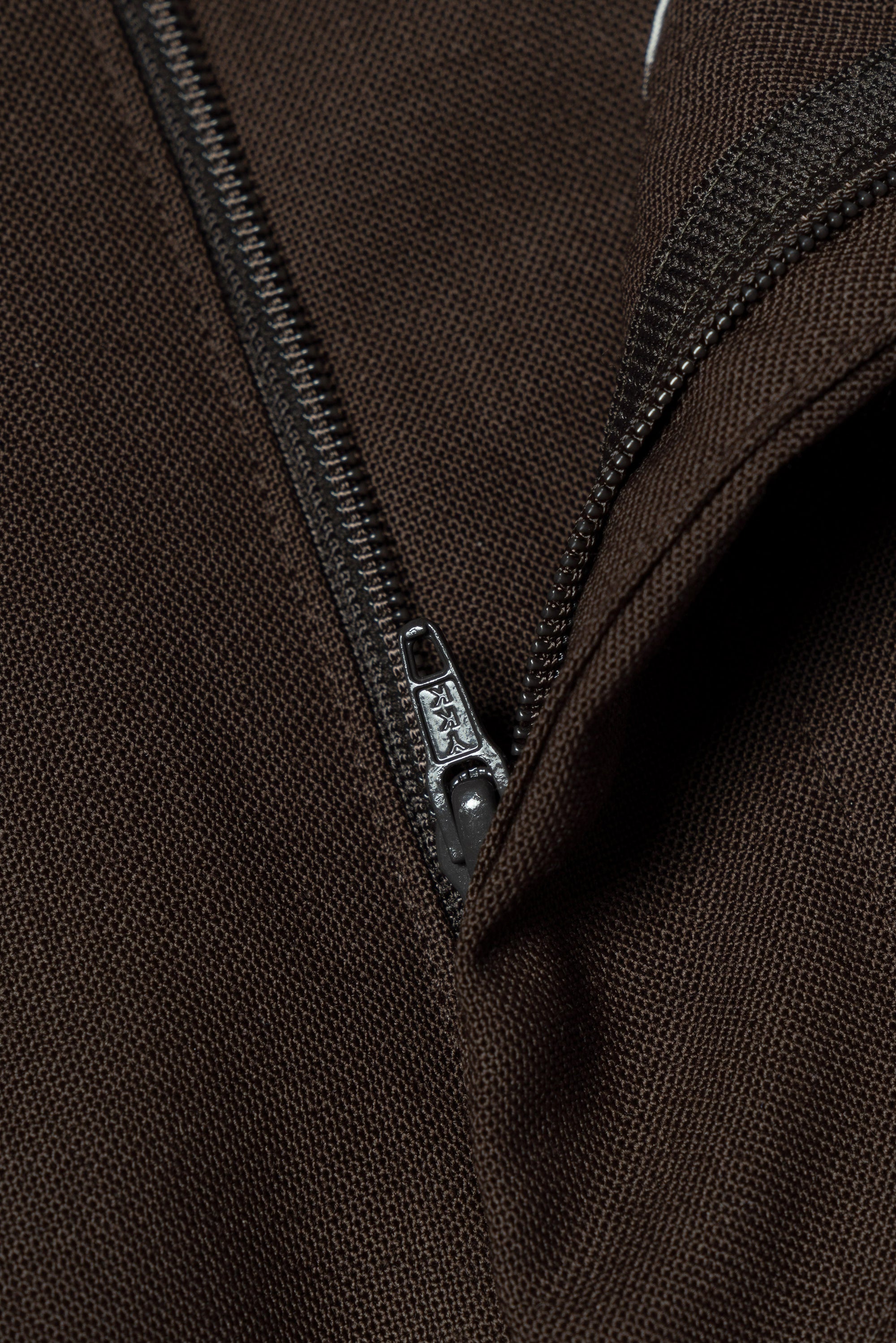 Chocolate High Twist Wool Trousers #146