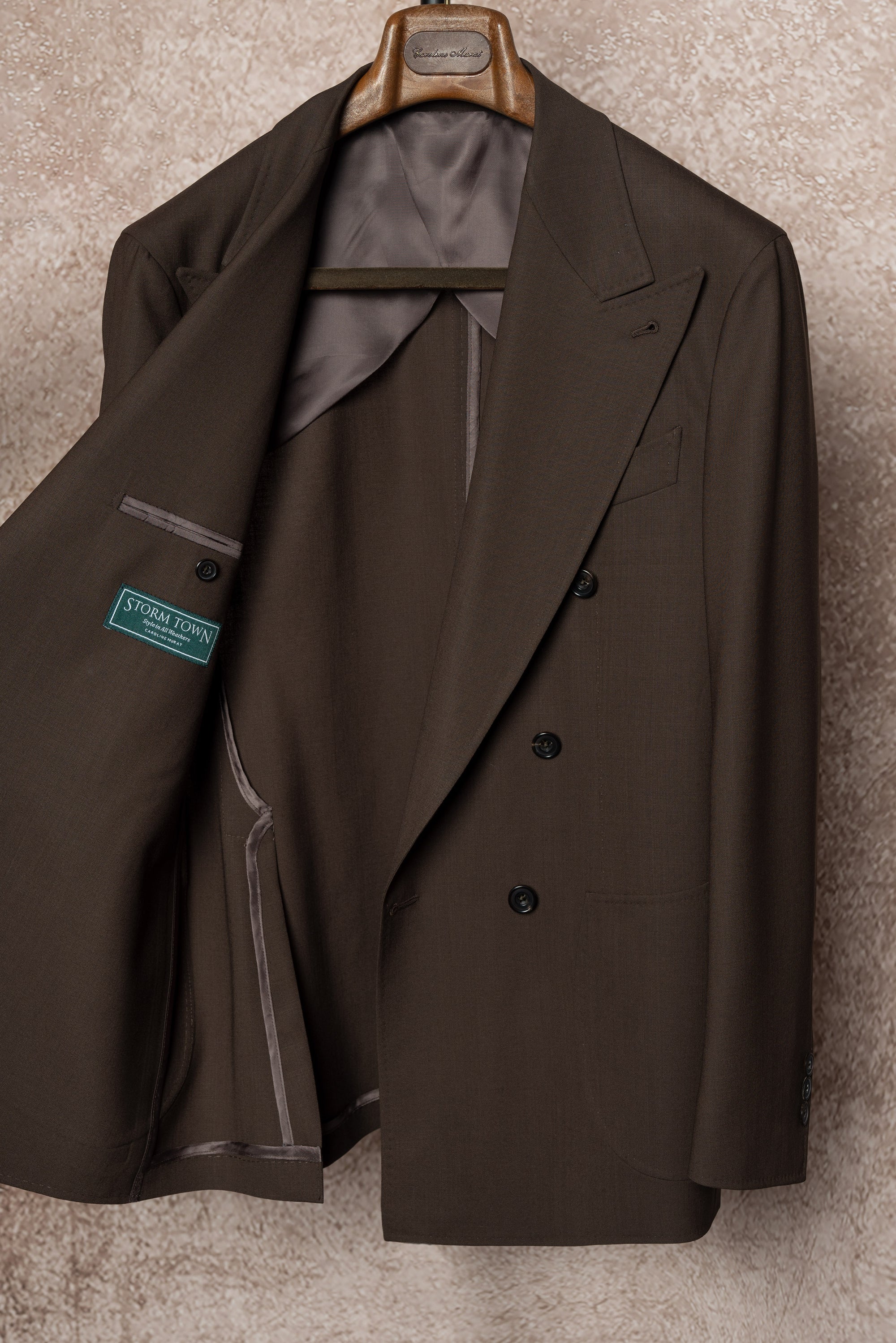 Chocolate High Twist Suit #146