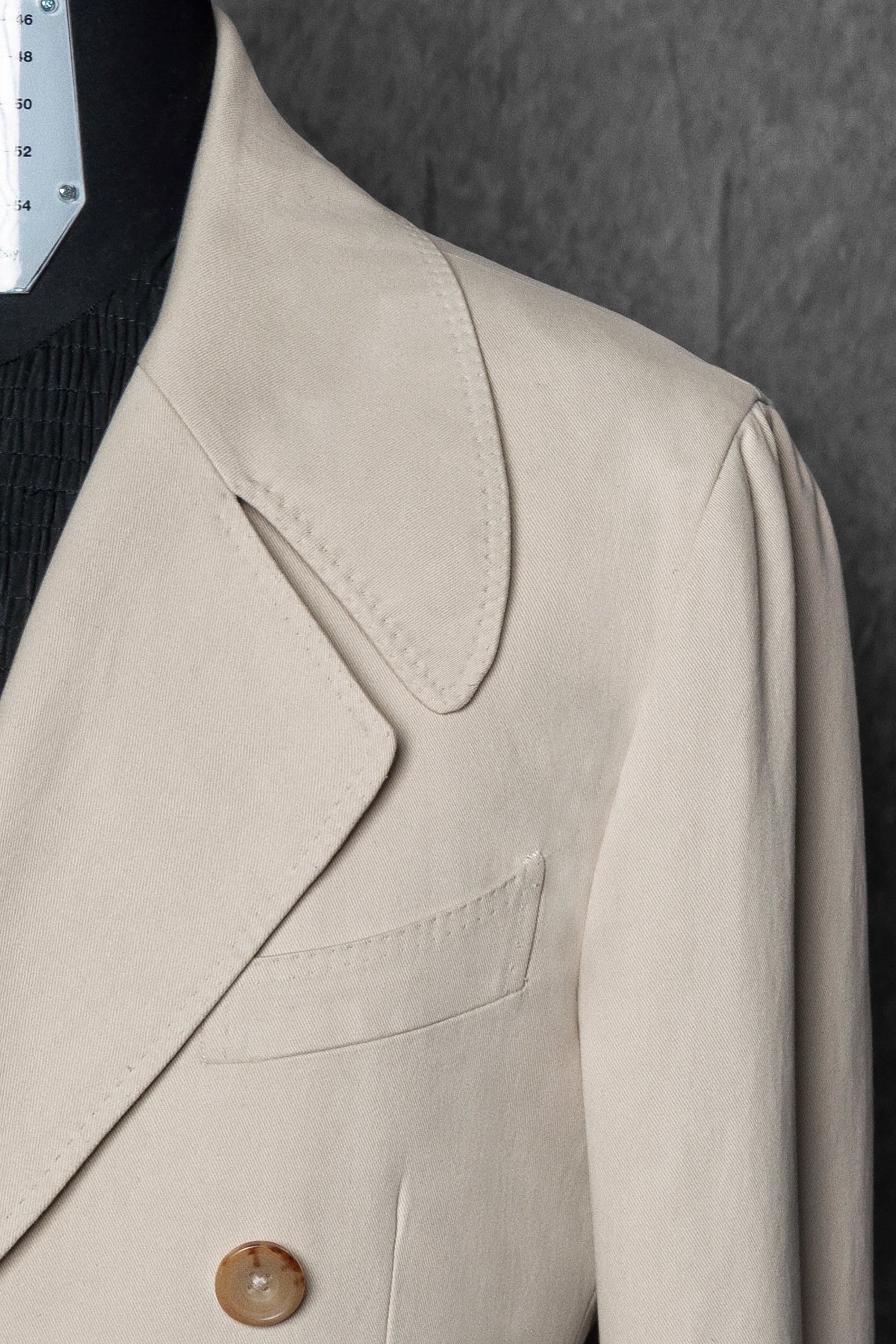 Stone Cotton Raincoat
