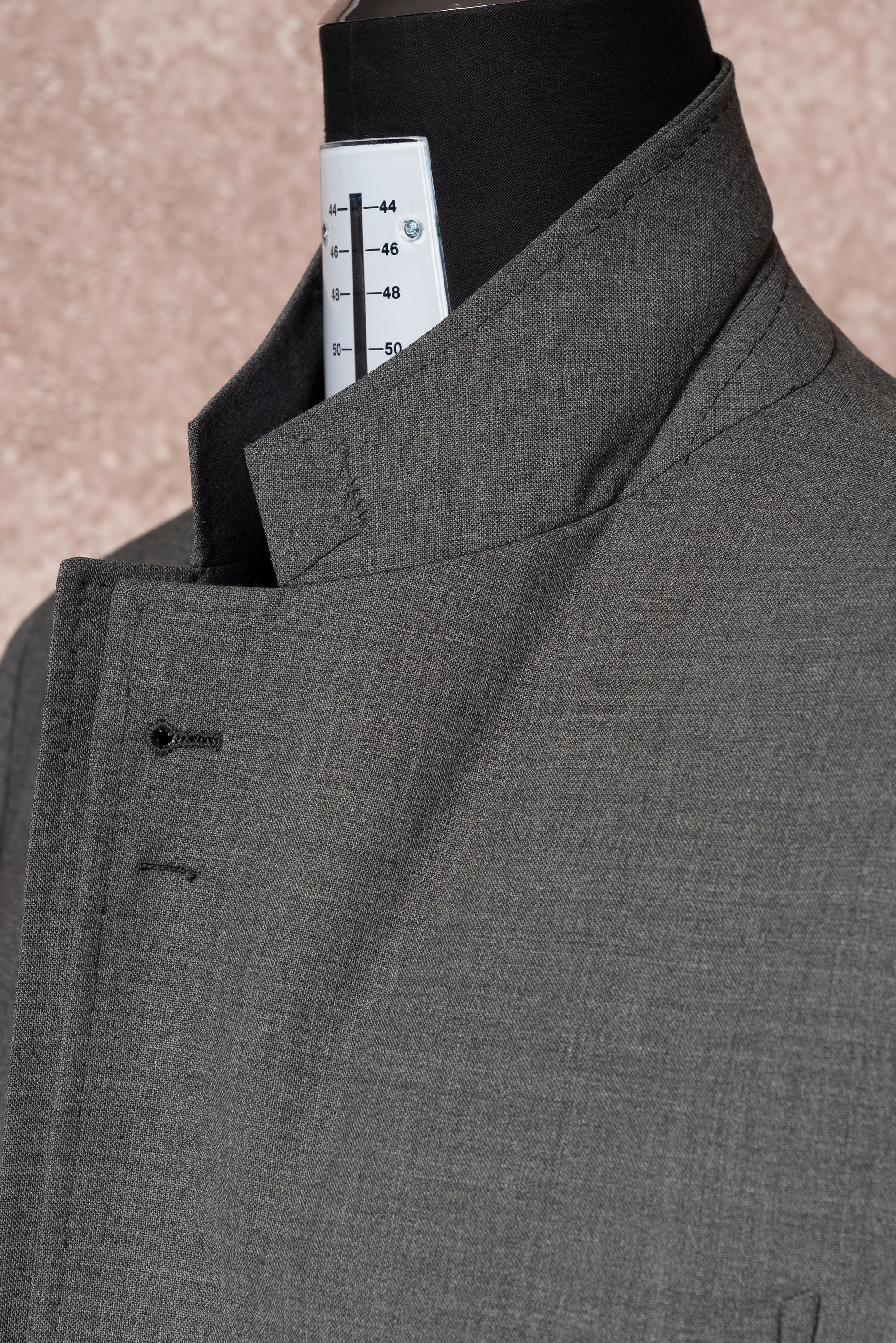 Mid Grey High Twist Wool Suit #114