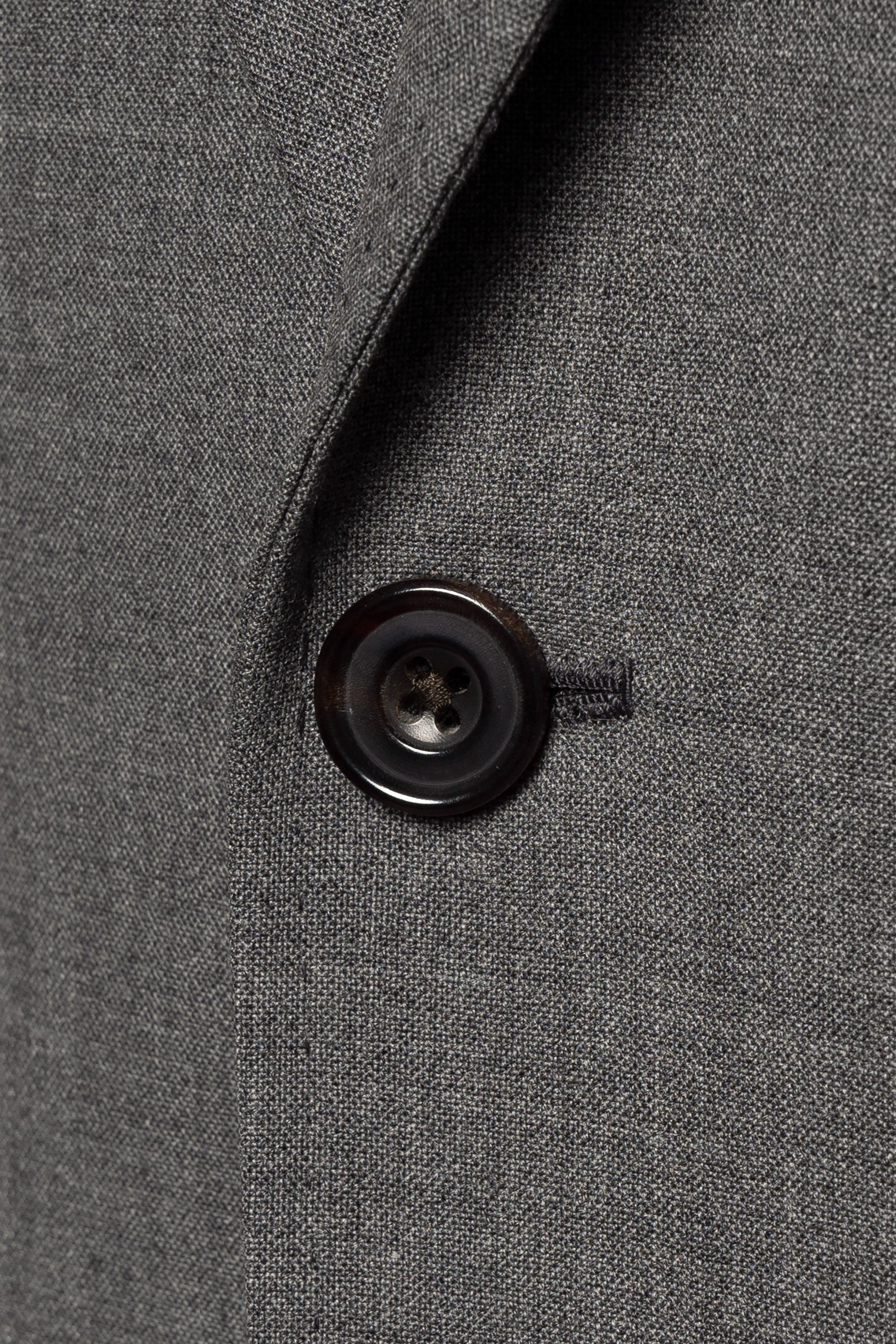 Mid Grey High Twist Wool Suit #114