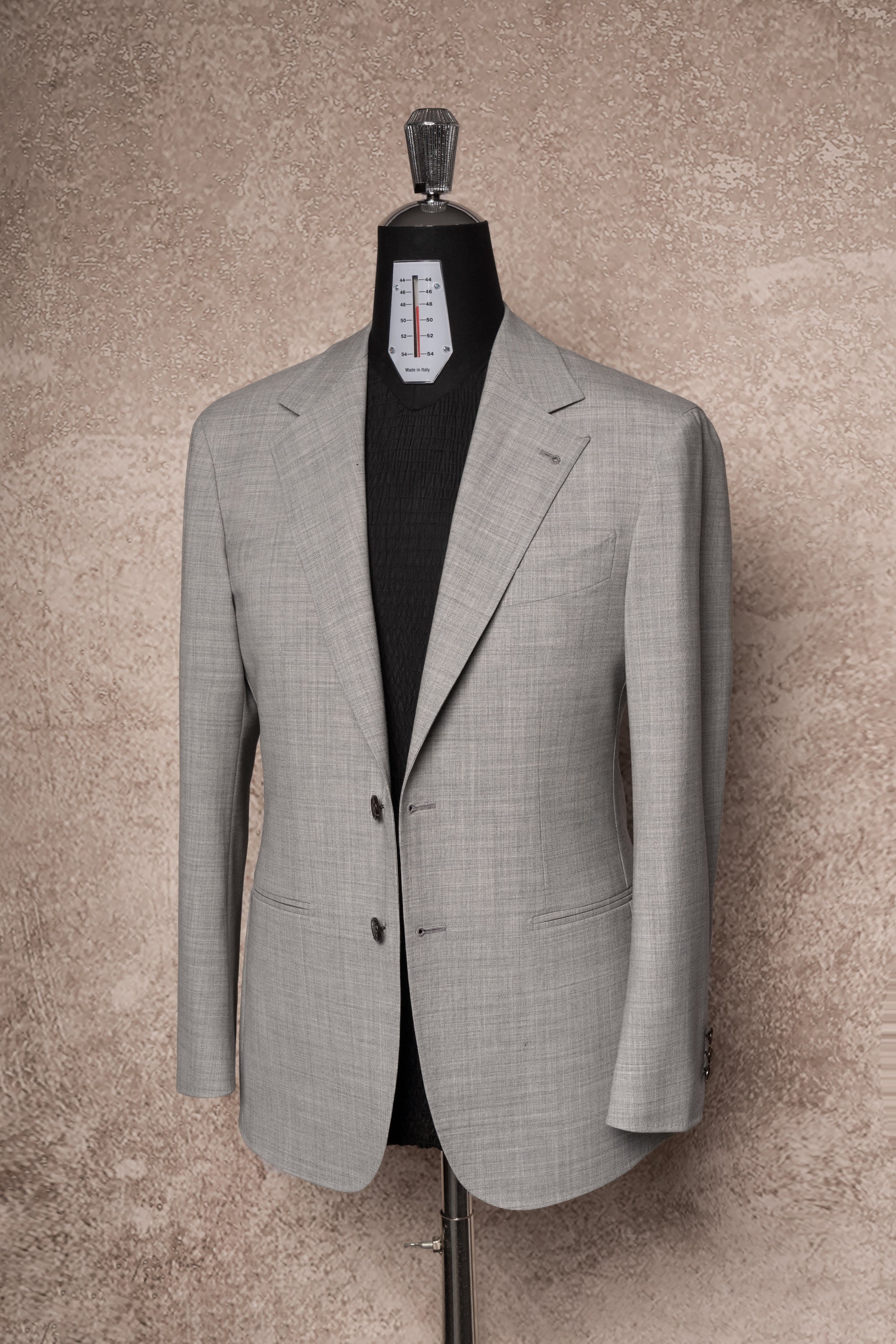 Grey High Twist Wool Suit #143