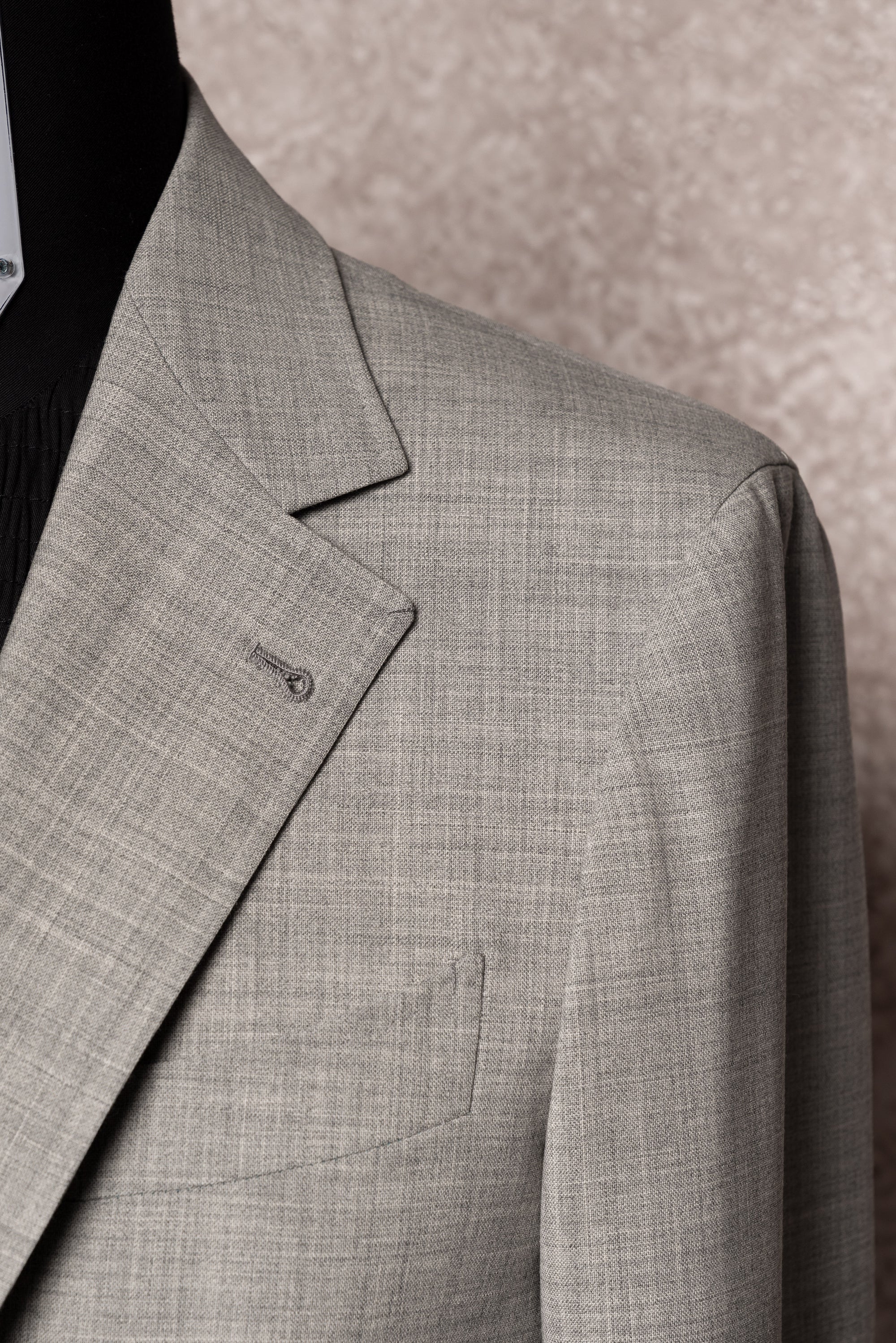Grey High Twist Wool Suit #143