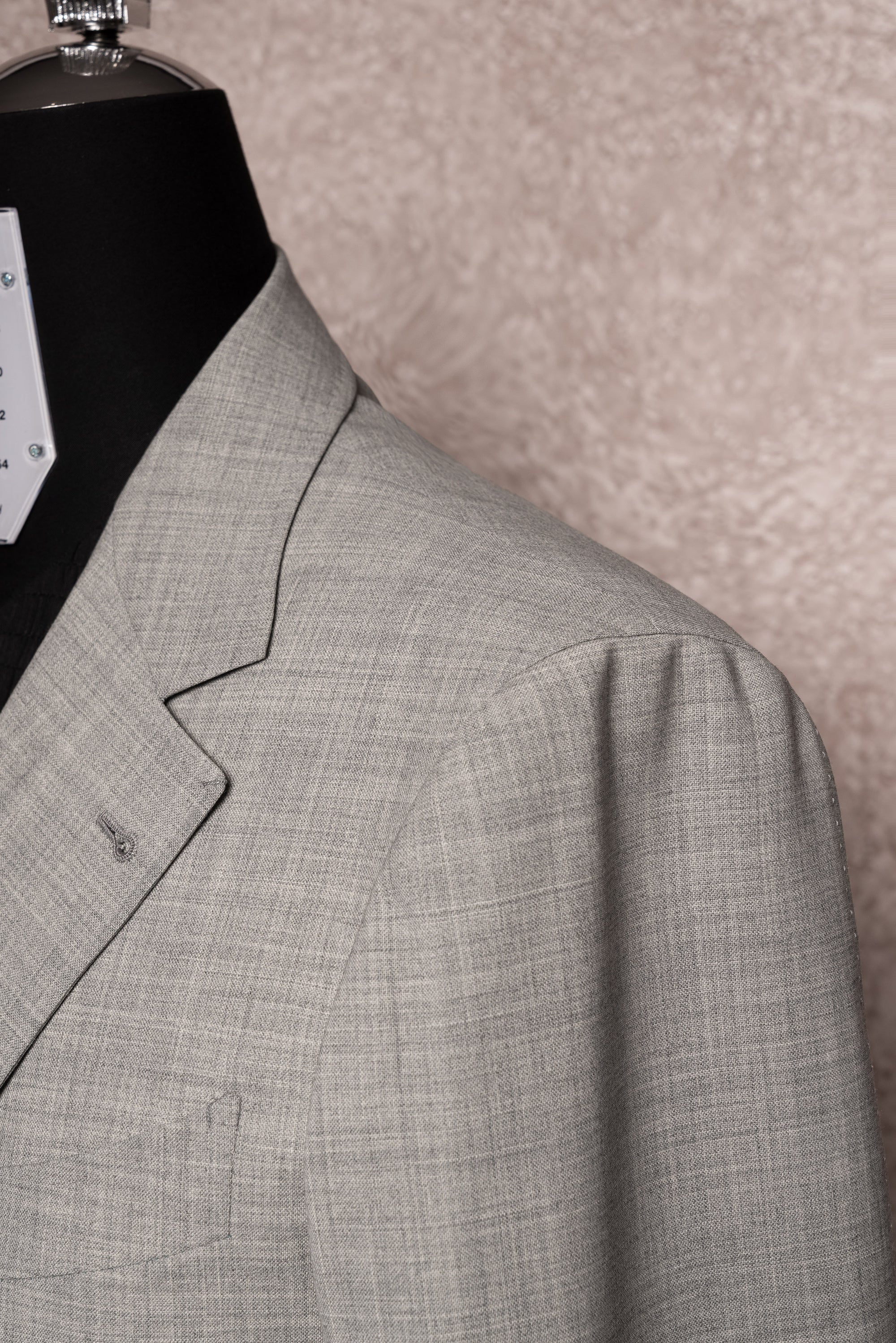 Grey High Twist Wool Suit #143