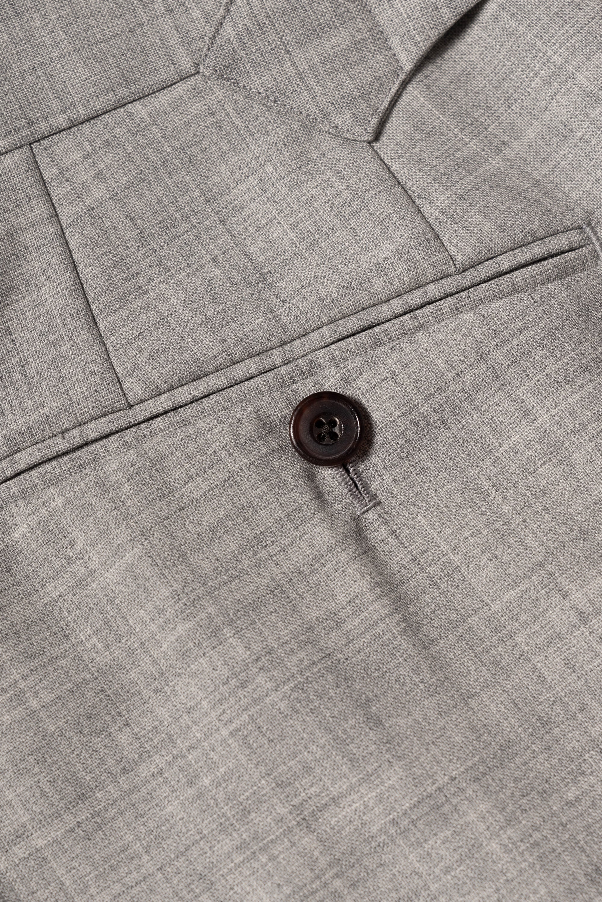 Light Grey High Twist Wool Trousers #143
