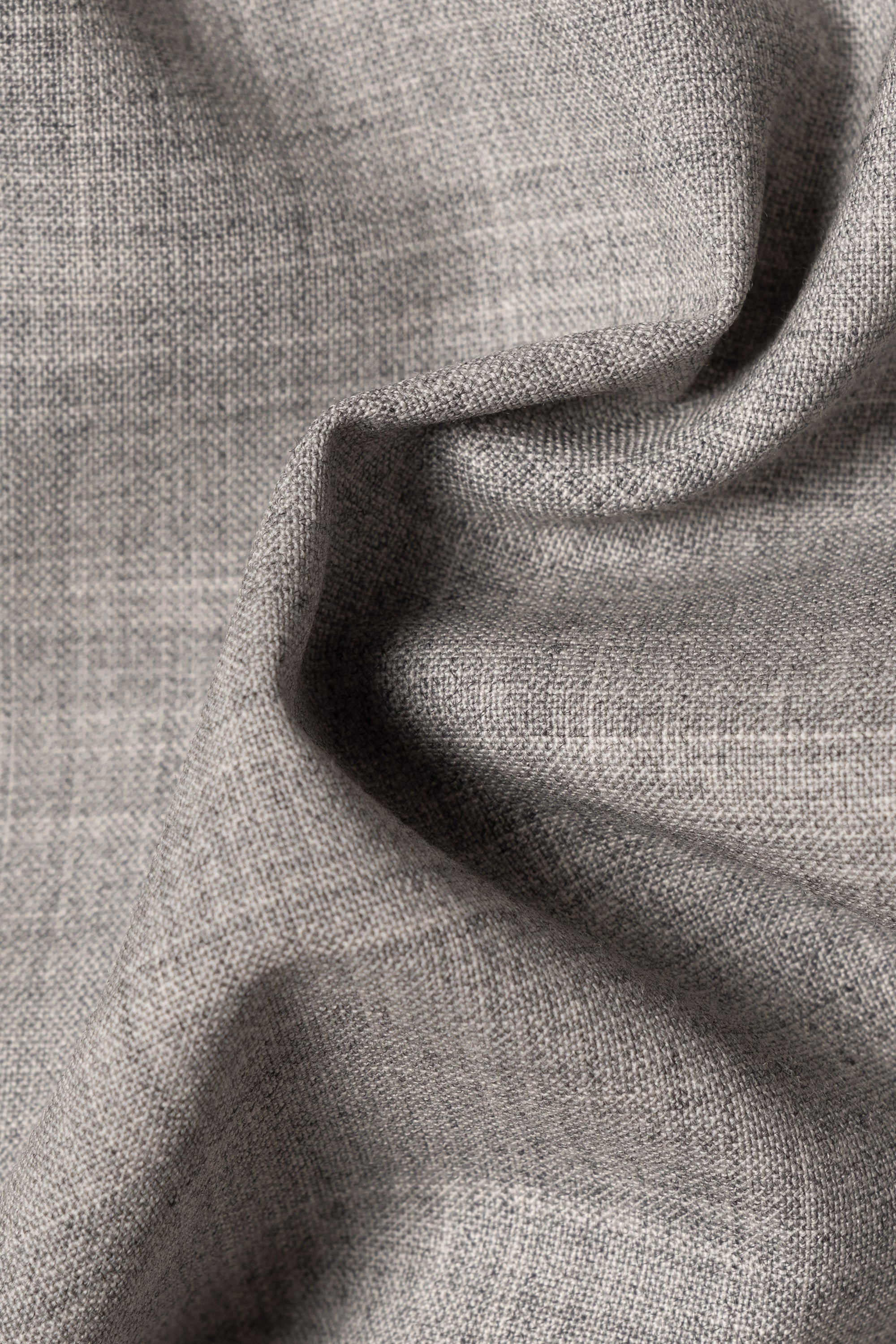 Light Grey High Twist Wool Trousers #143