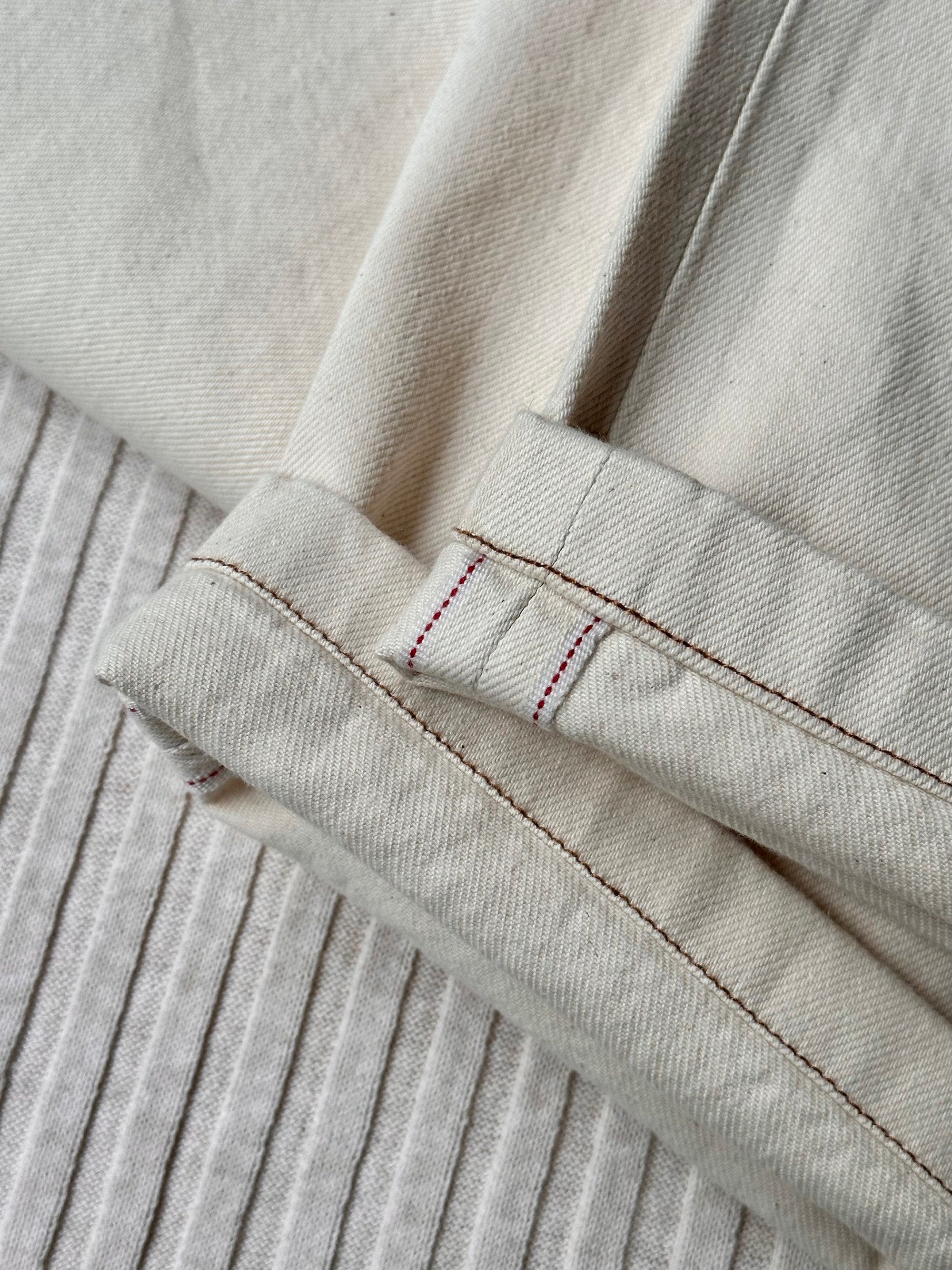 Ivory Classic Five Pocket Jeans