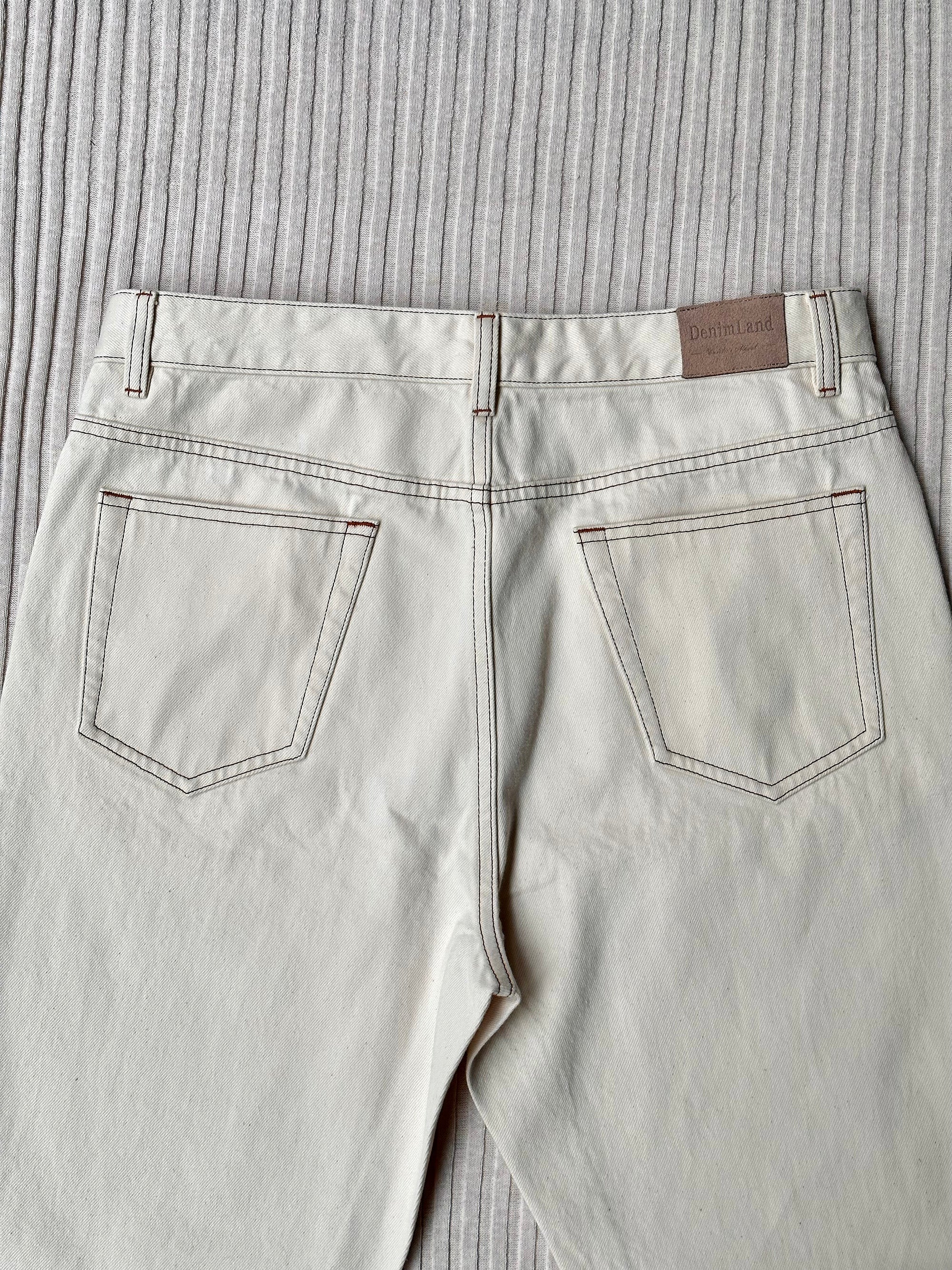 Ivory Classic Five Pocket Jeans