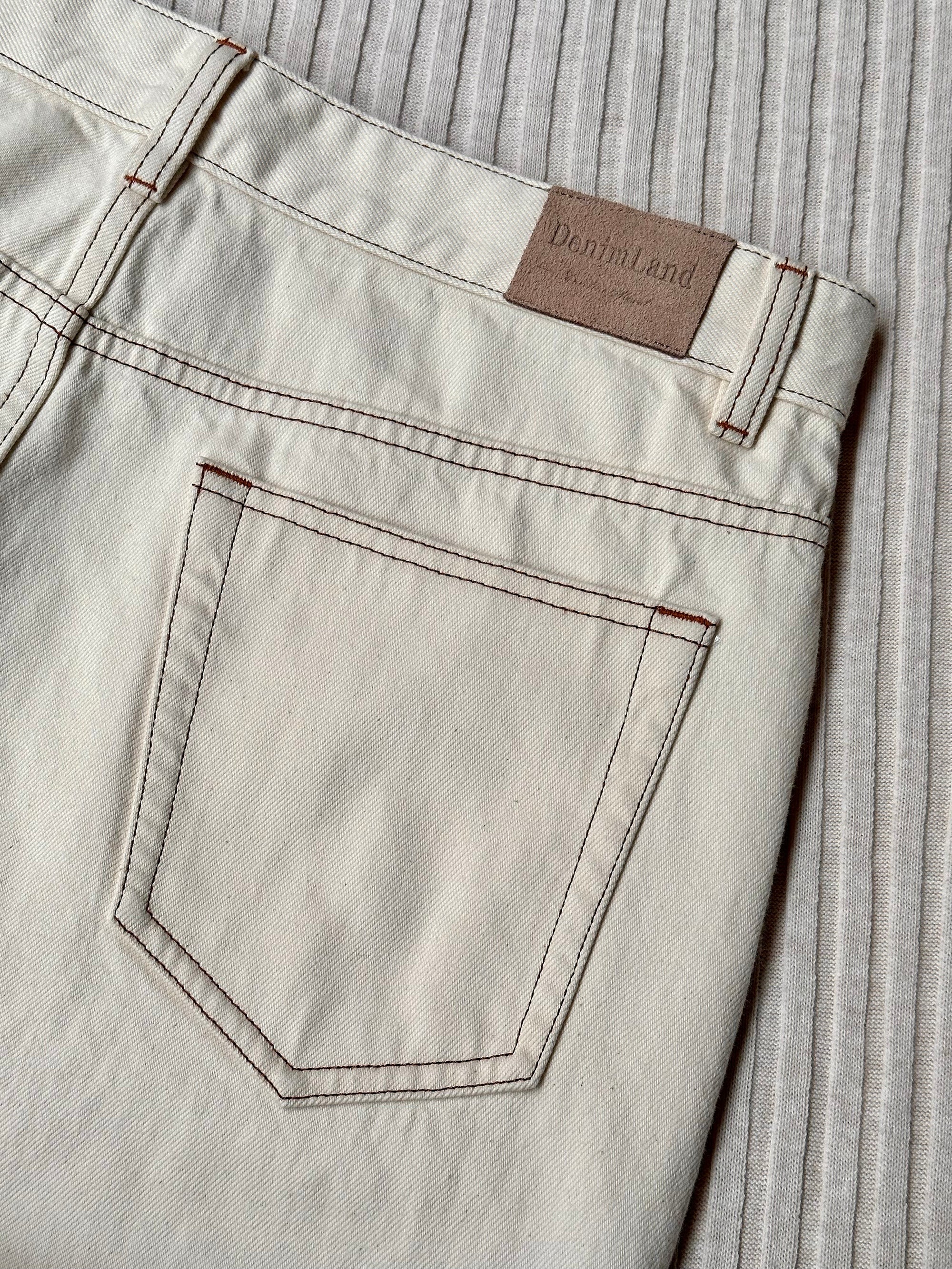 Ivory Classic Five Pocket Jeans