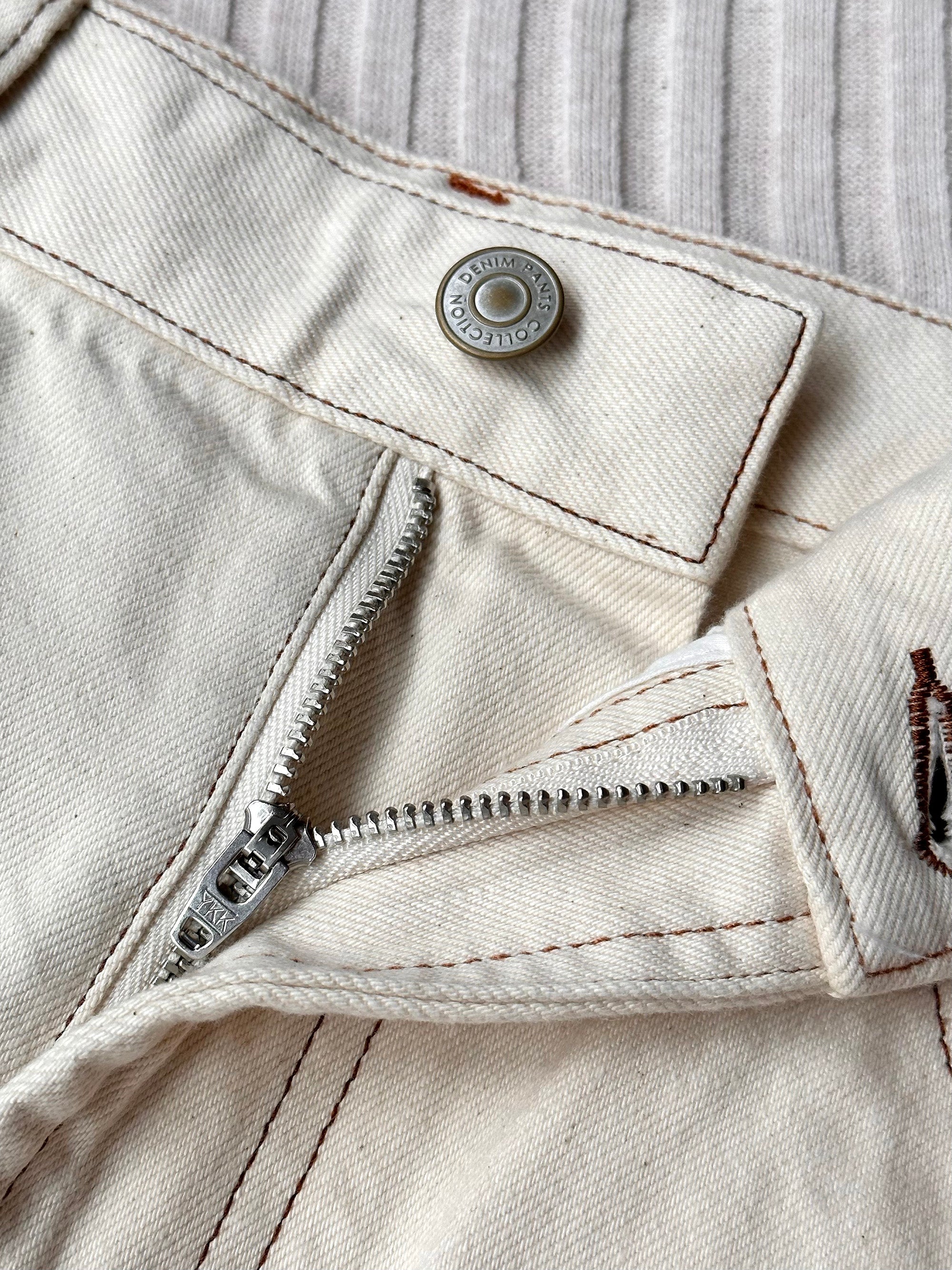 Ivory Classic Five Pocket Jeans