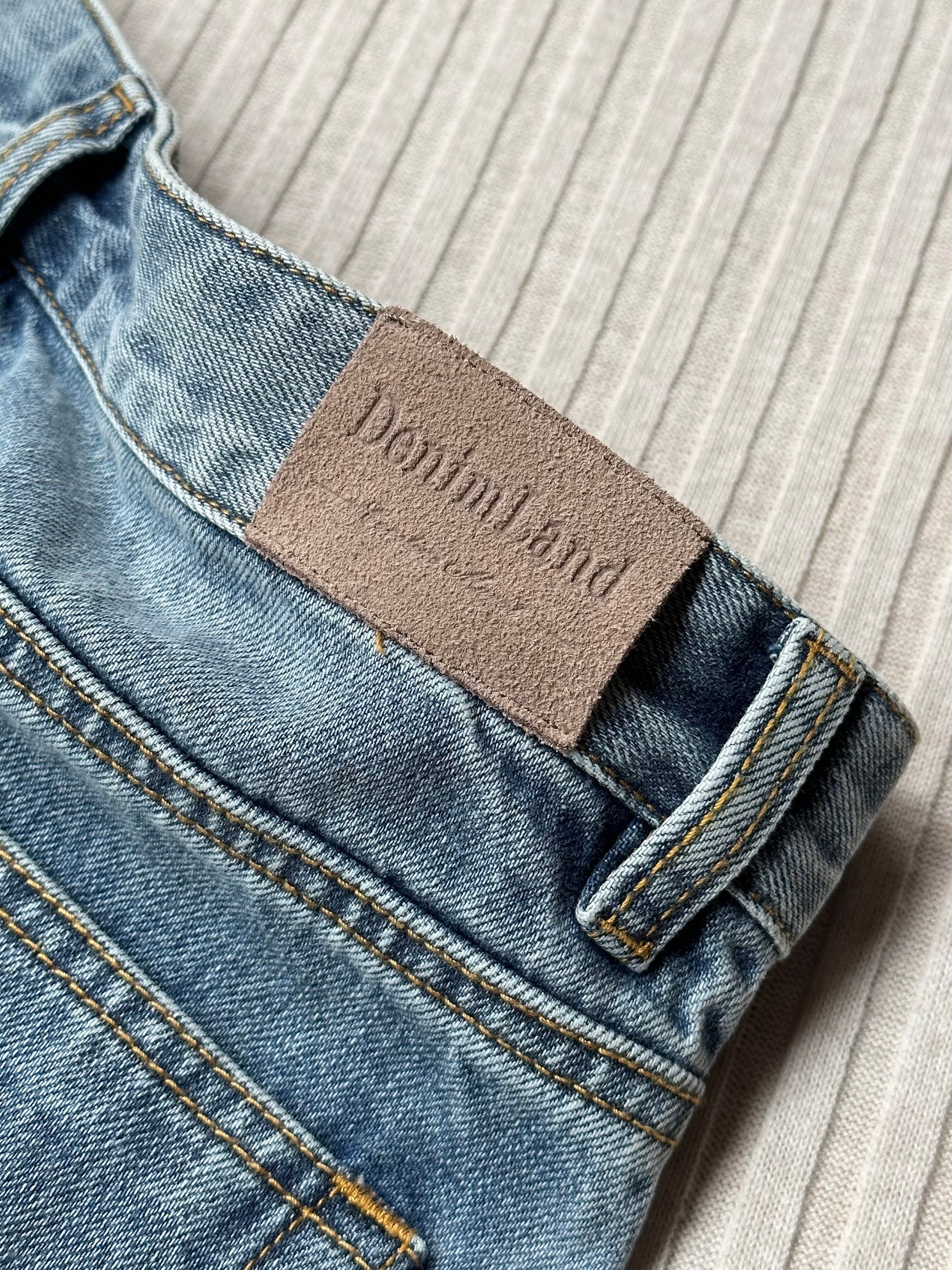 Washed Classic Five Pocket Jeans