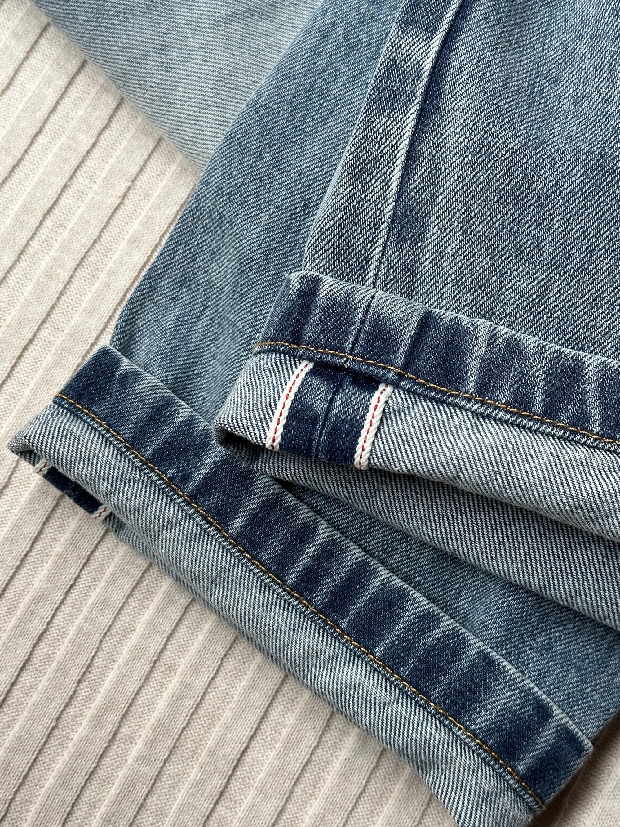 Washed Classic Five Pocket Jeans