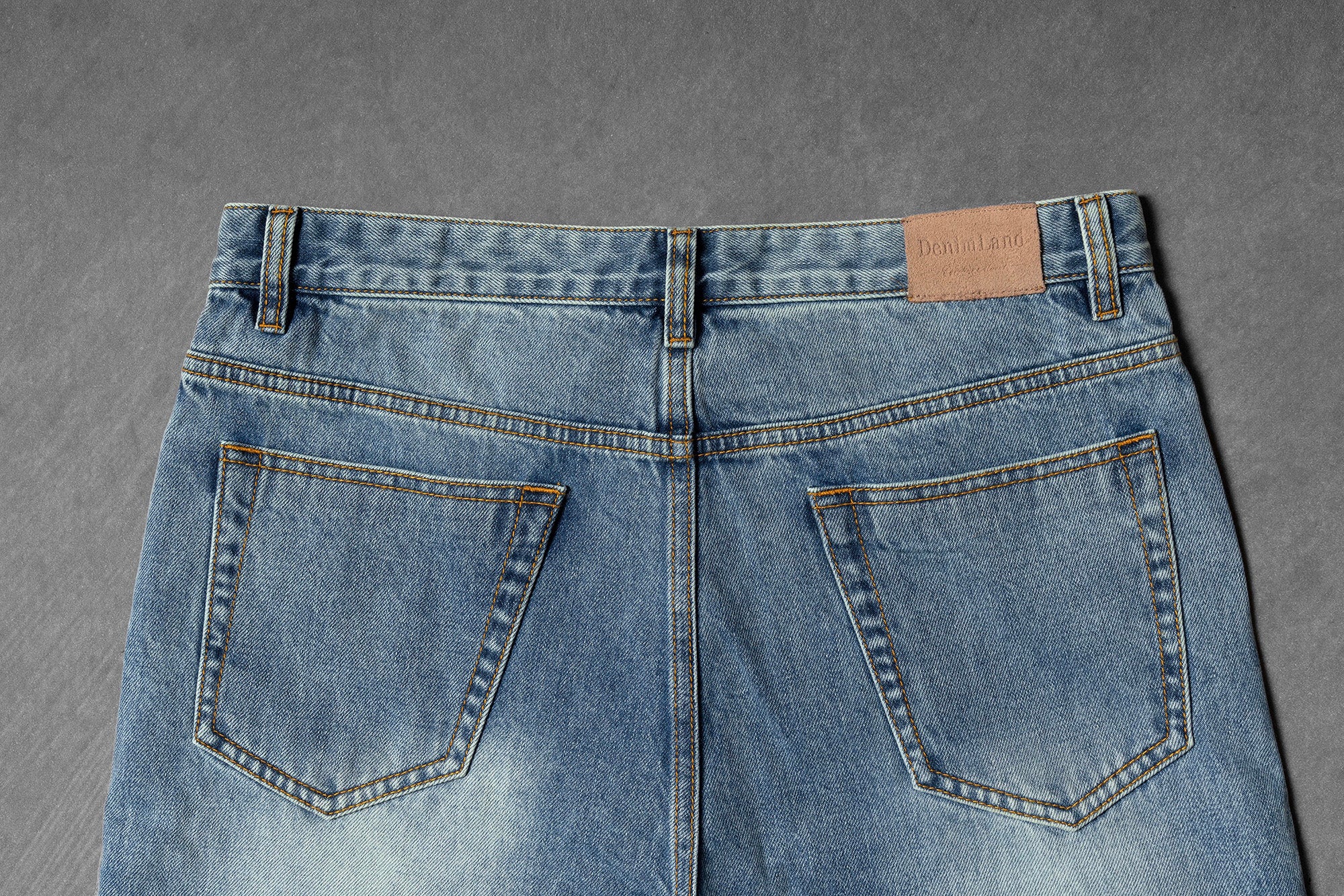 Washed Classic Five Pocket Jeans