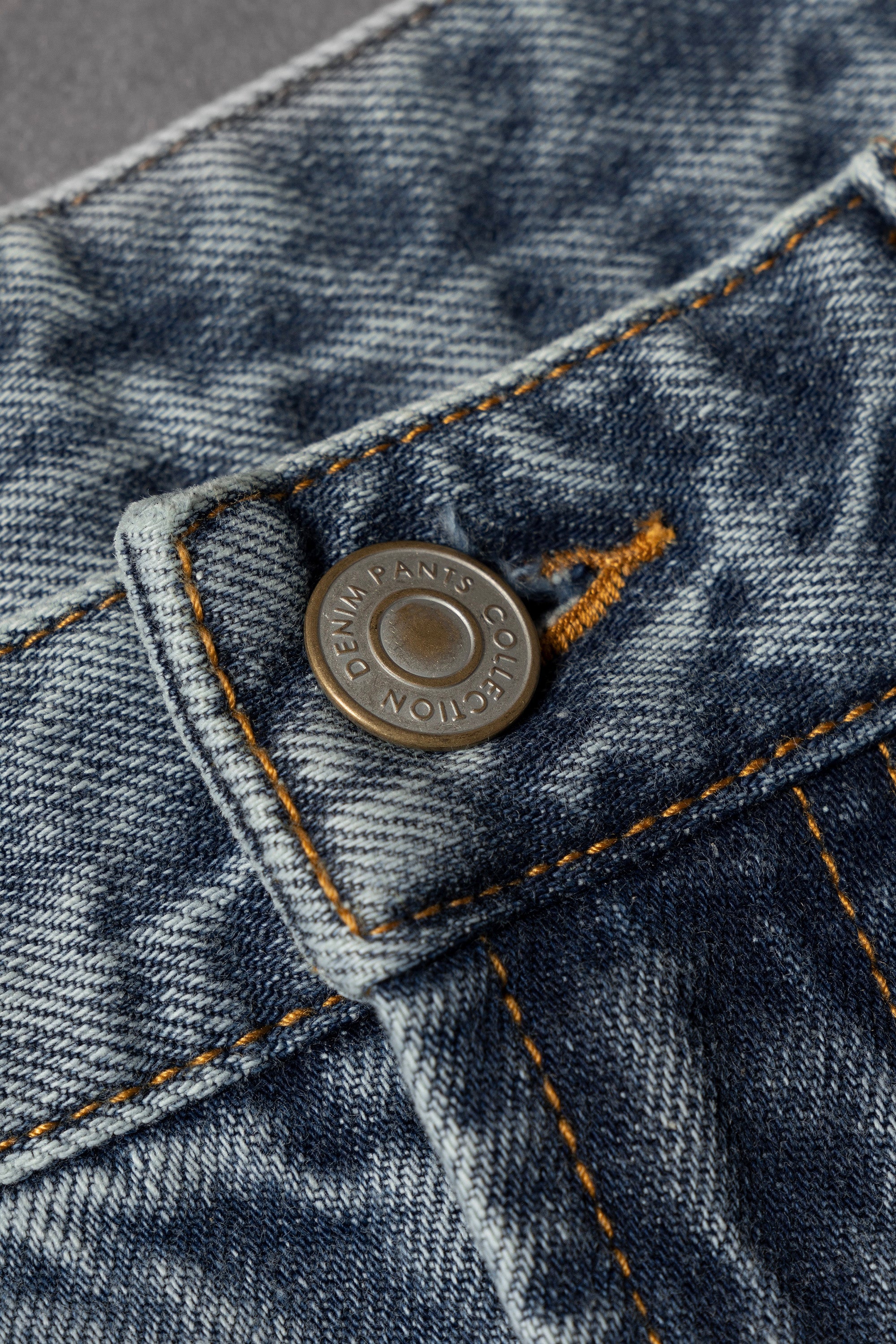 Washed Classic Five Pocket Jeans