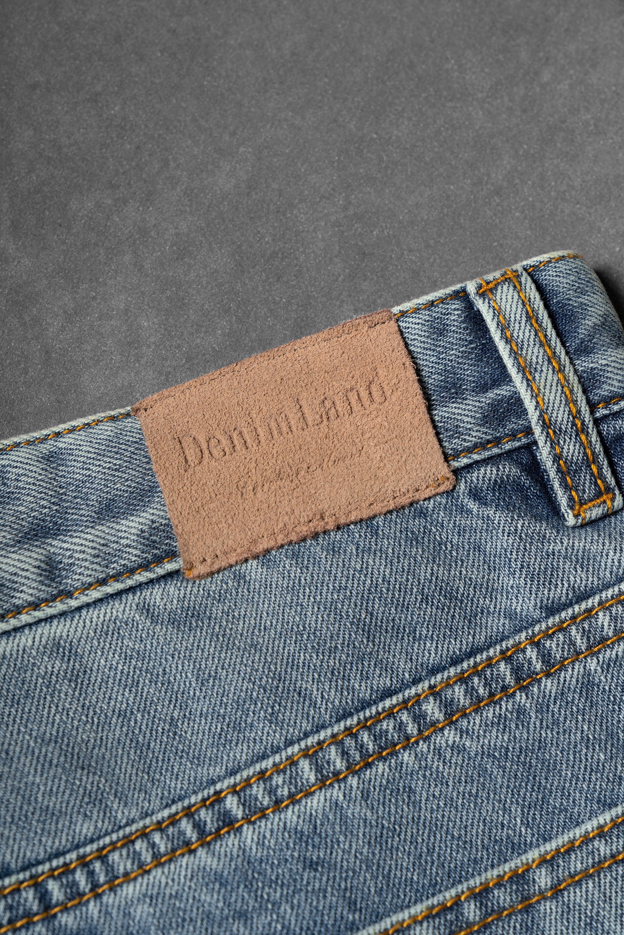 Washed Classic Five Pocket Jeans