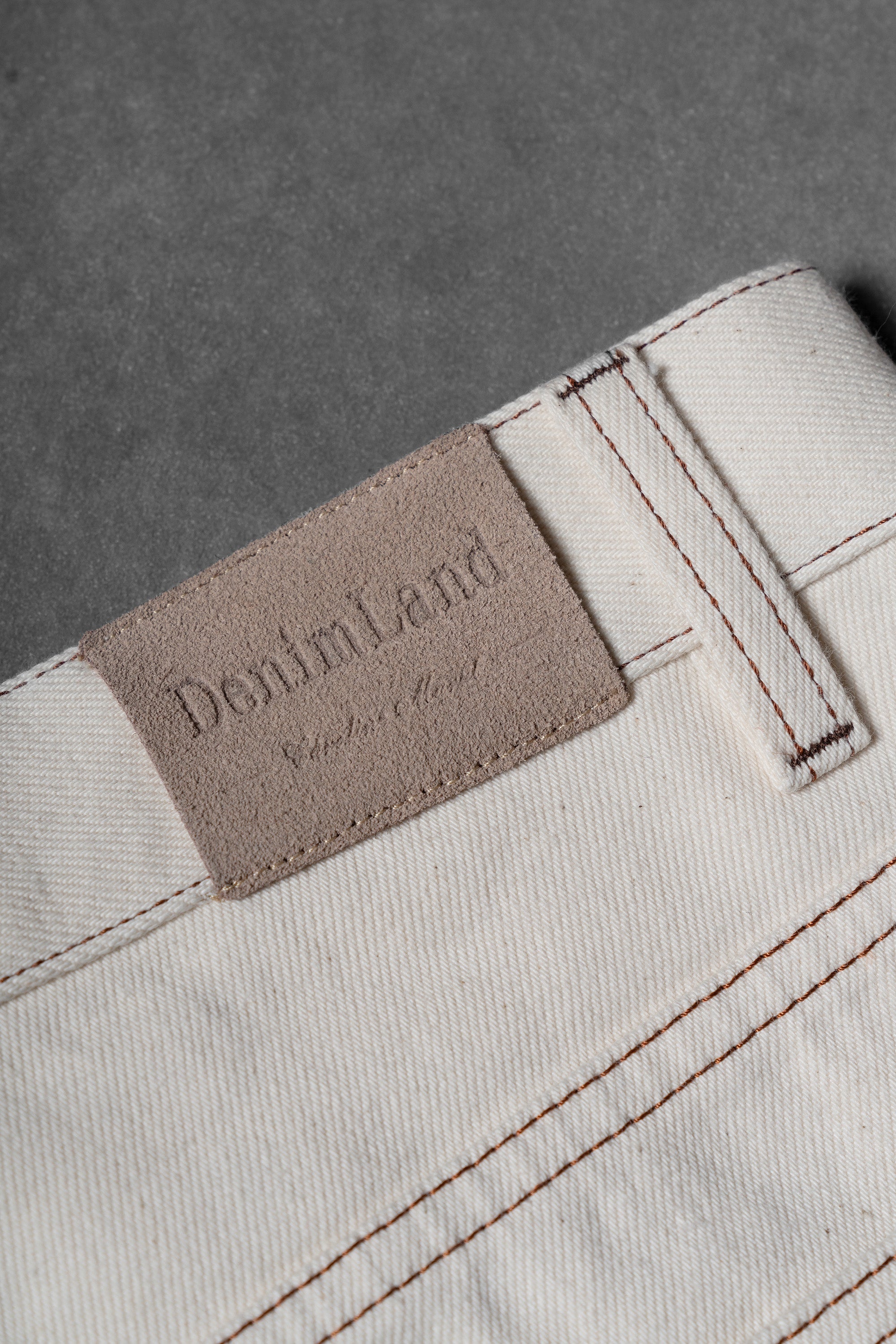 Ivory Classic Five Pocket Jeans