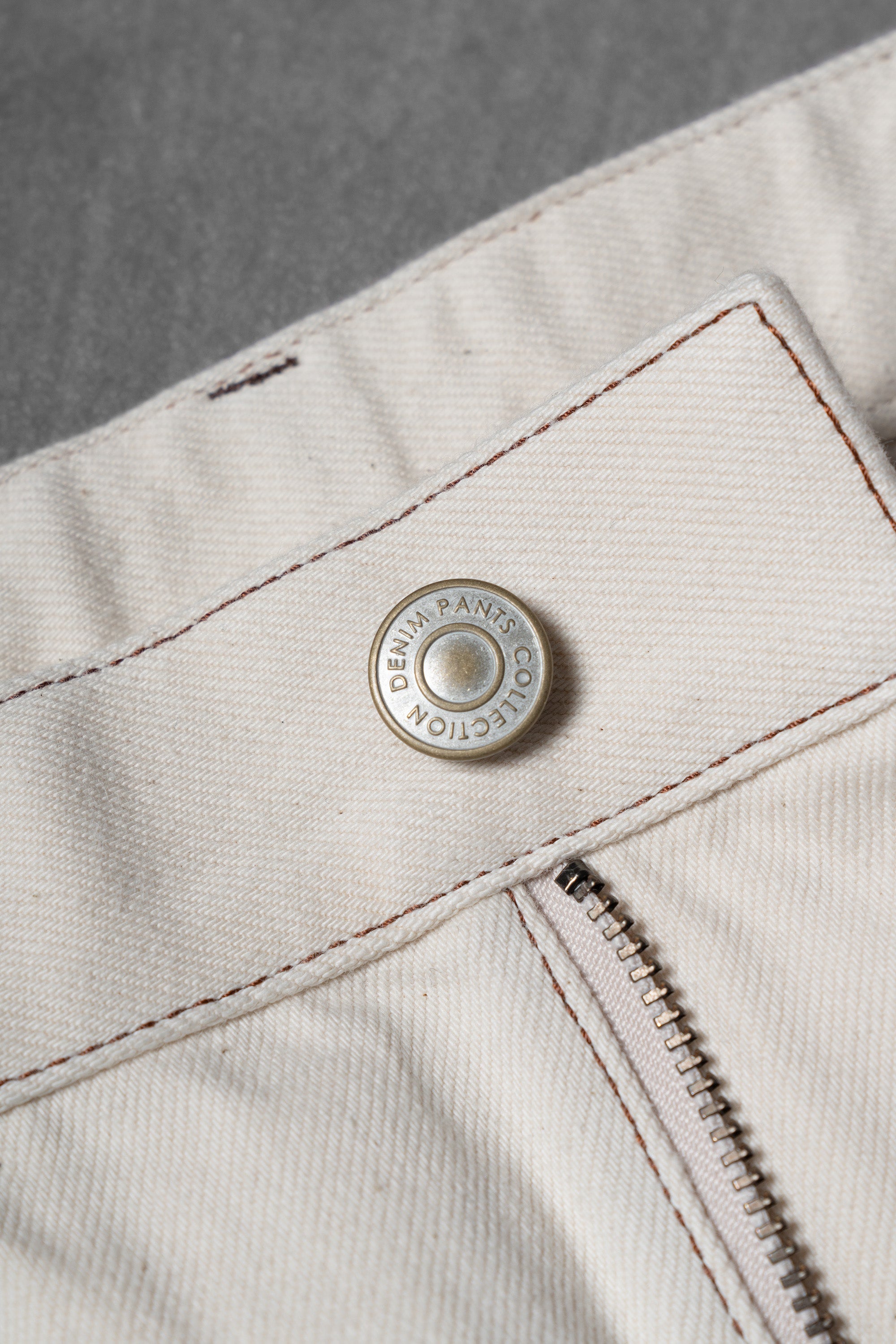 Ivory Classic Five Pocket Jeans