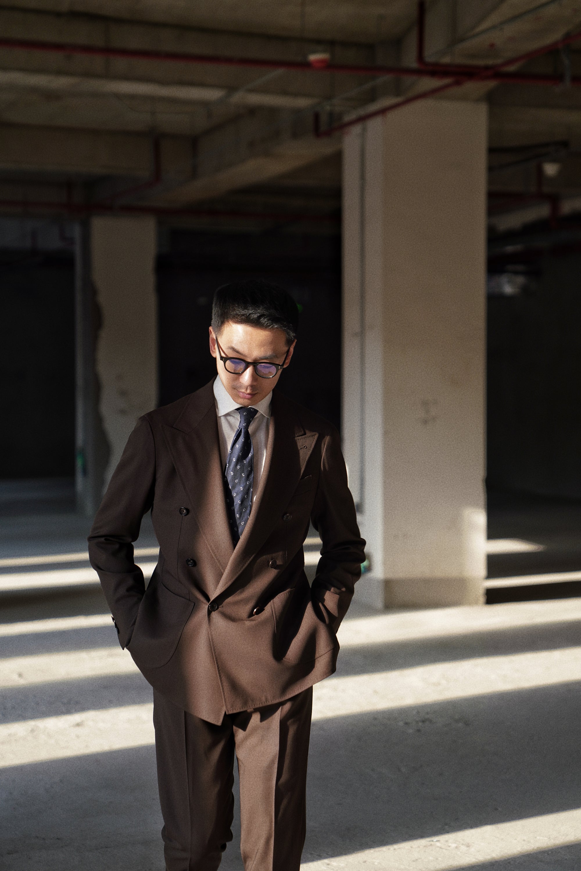 Chocolate High Twist Suit #146