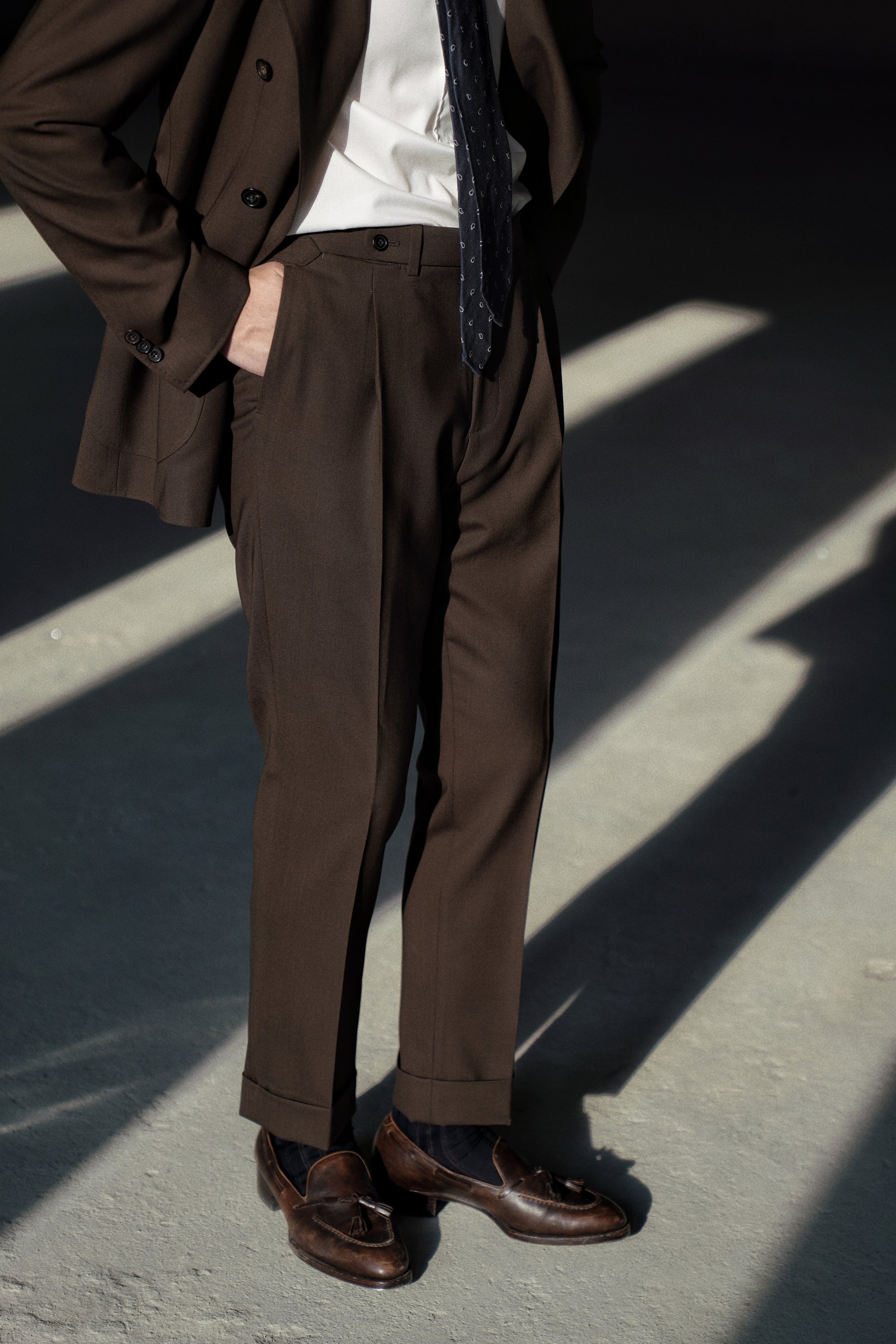 Chocolate High Twist Suit #146