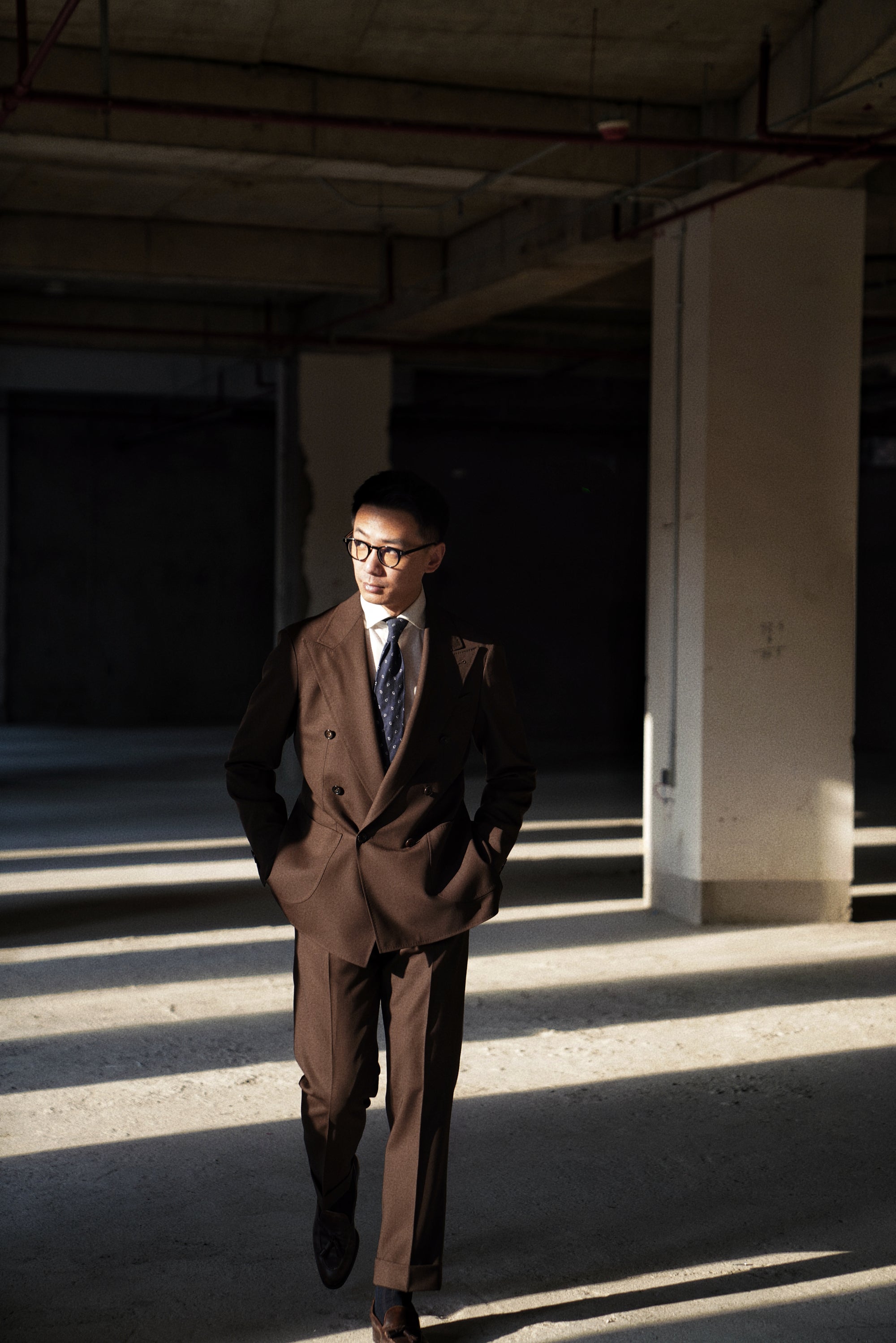 Chocolate High Twist Suit #146