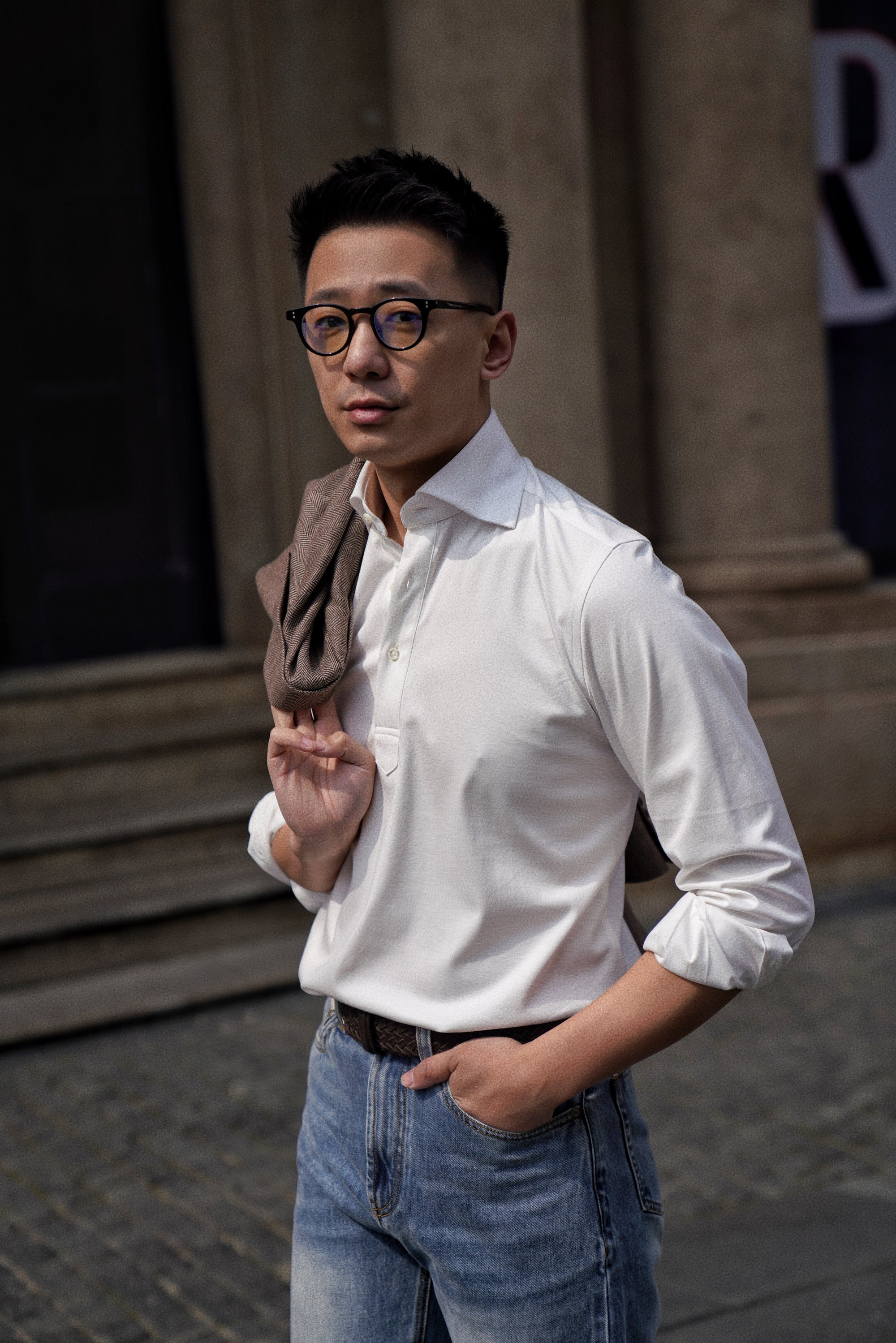 MTO Off White Blending Polo Shirt