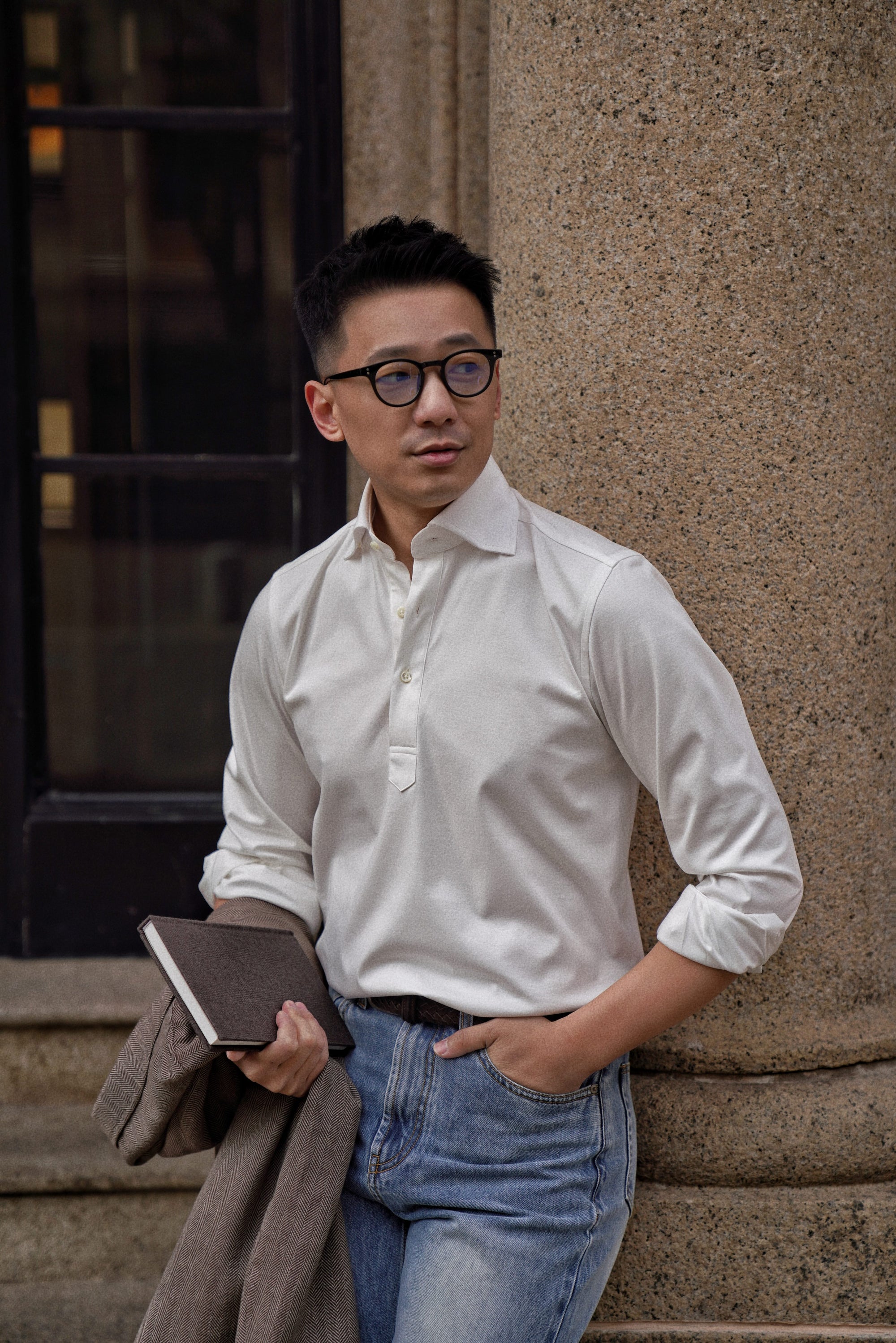 MTO Off White Blending Polo Shirt
