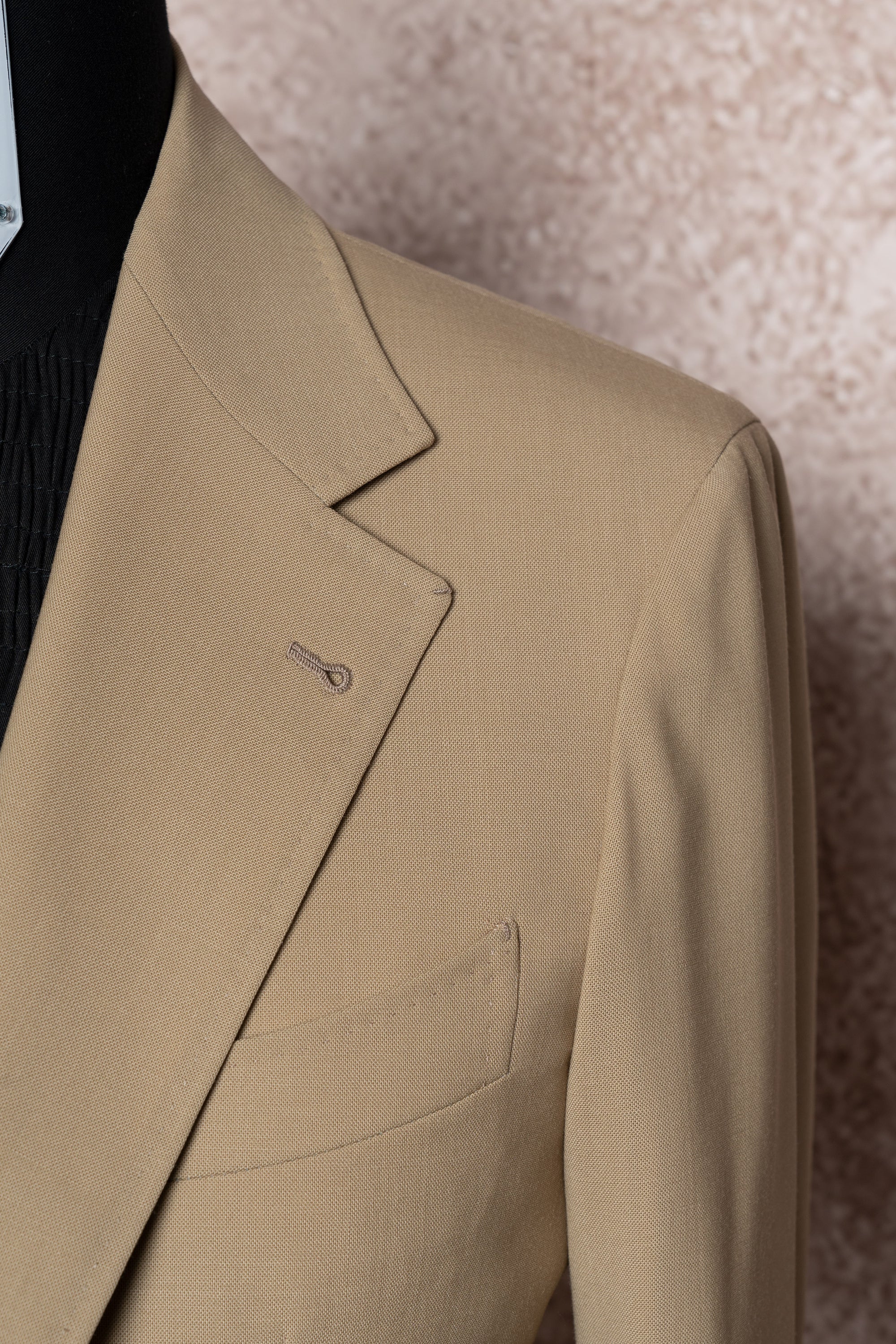 Khaki High Twist Wool Suit #145