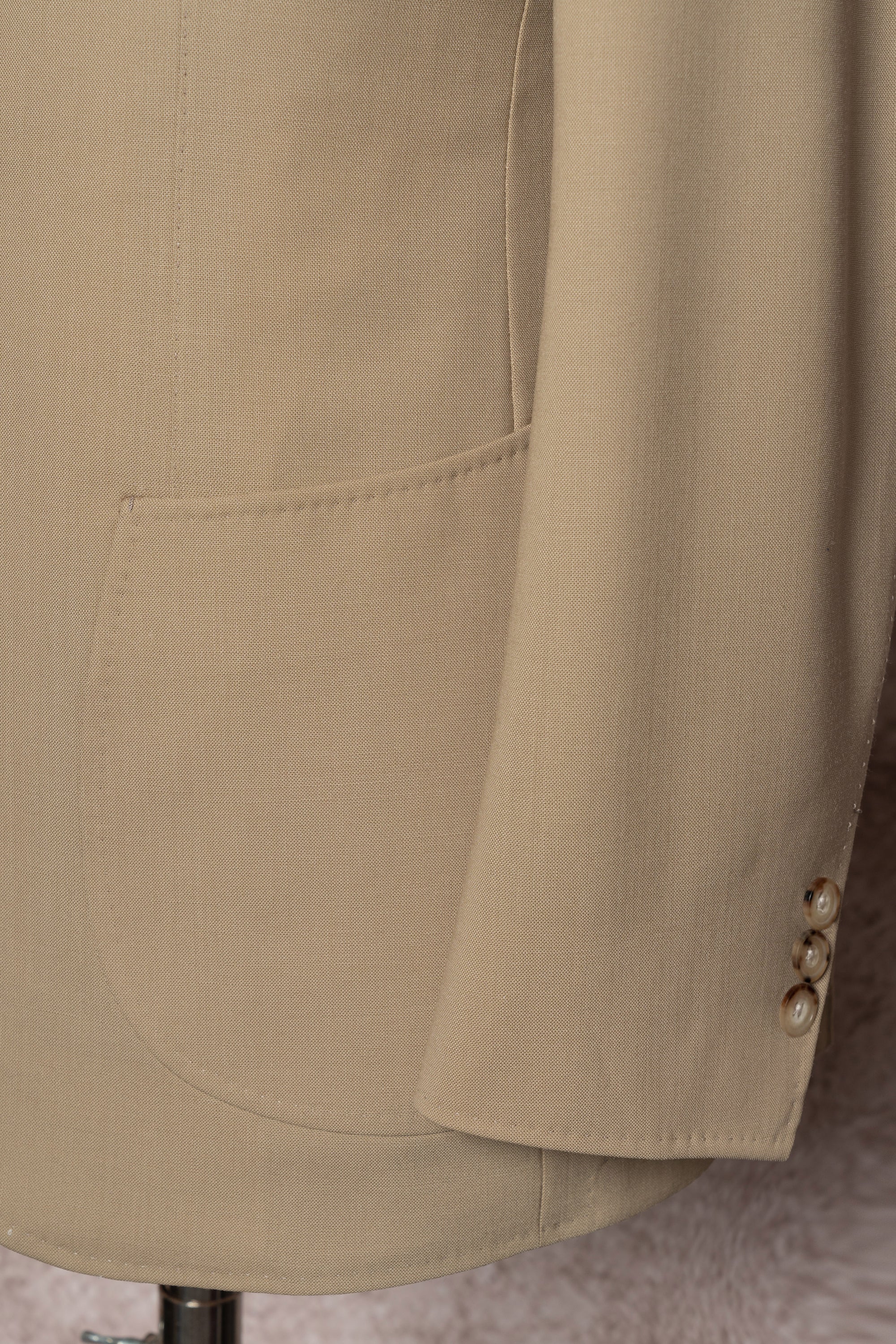 Khaki High Twist Wool Suit #145