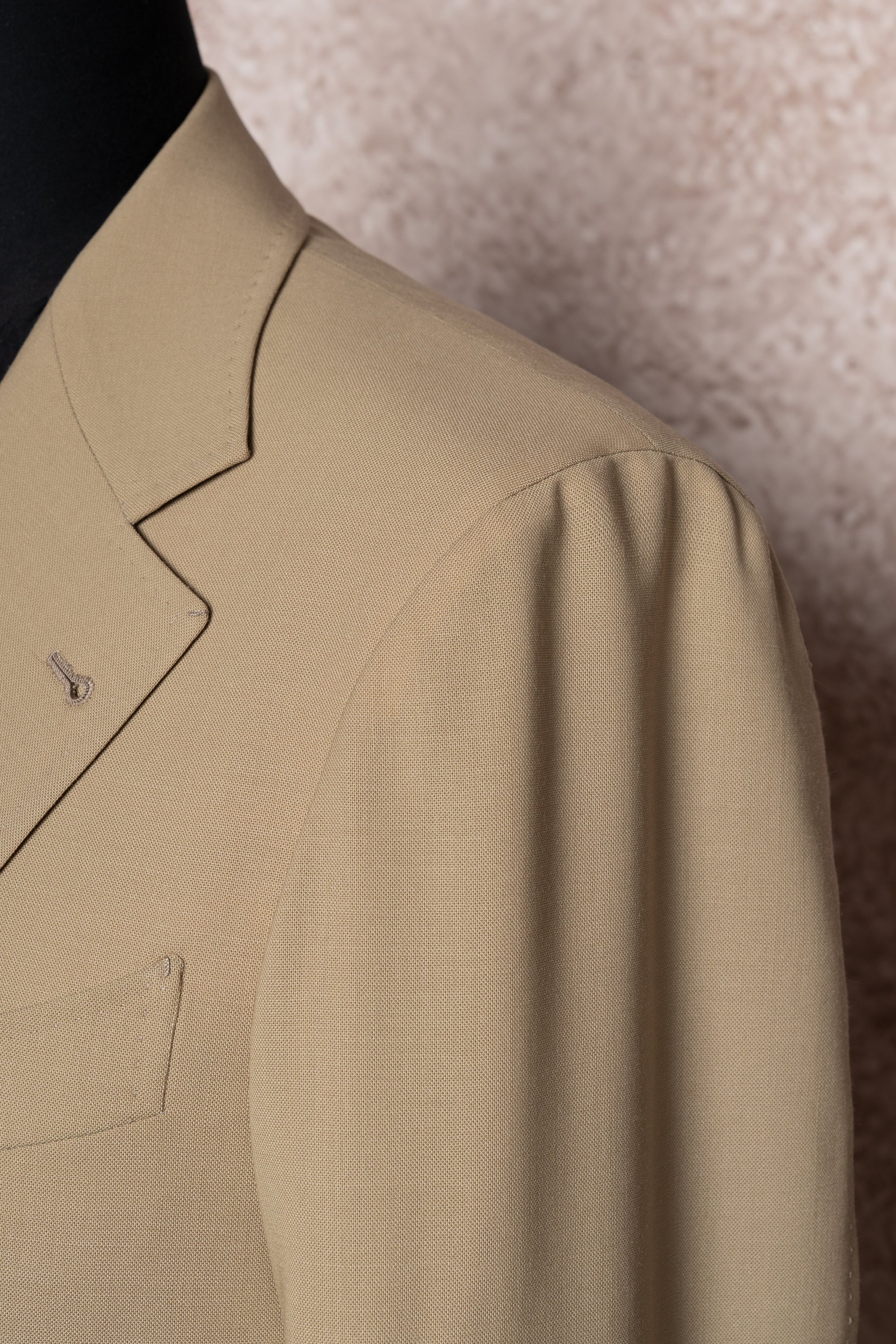 Khaki High Twist Wool Suit #145