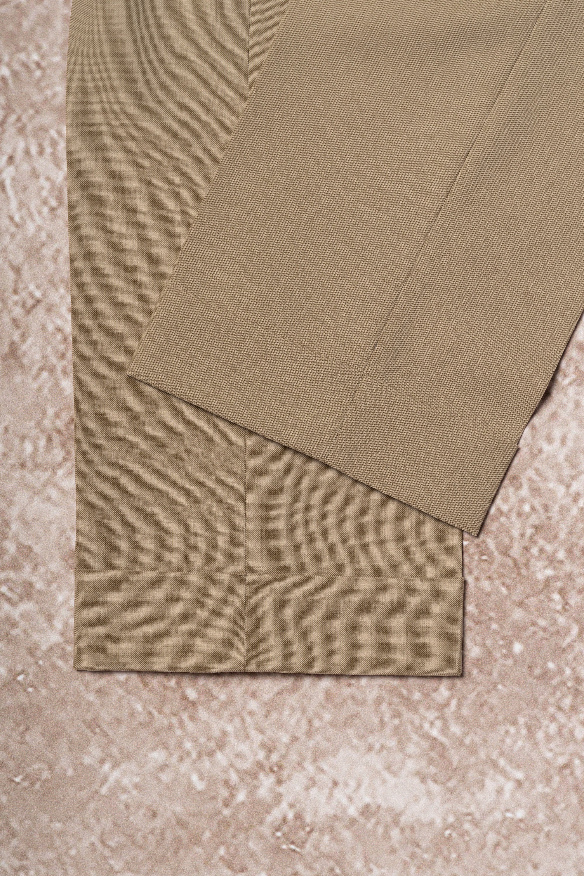Khaki High Twist Wool Suit #145