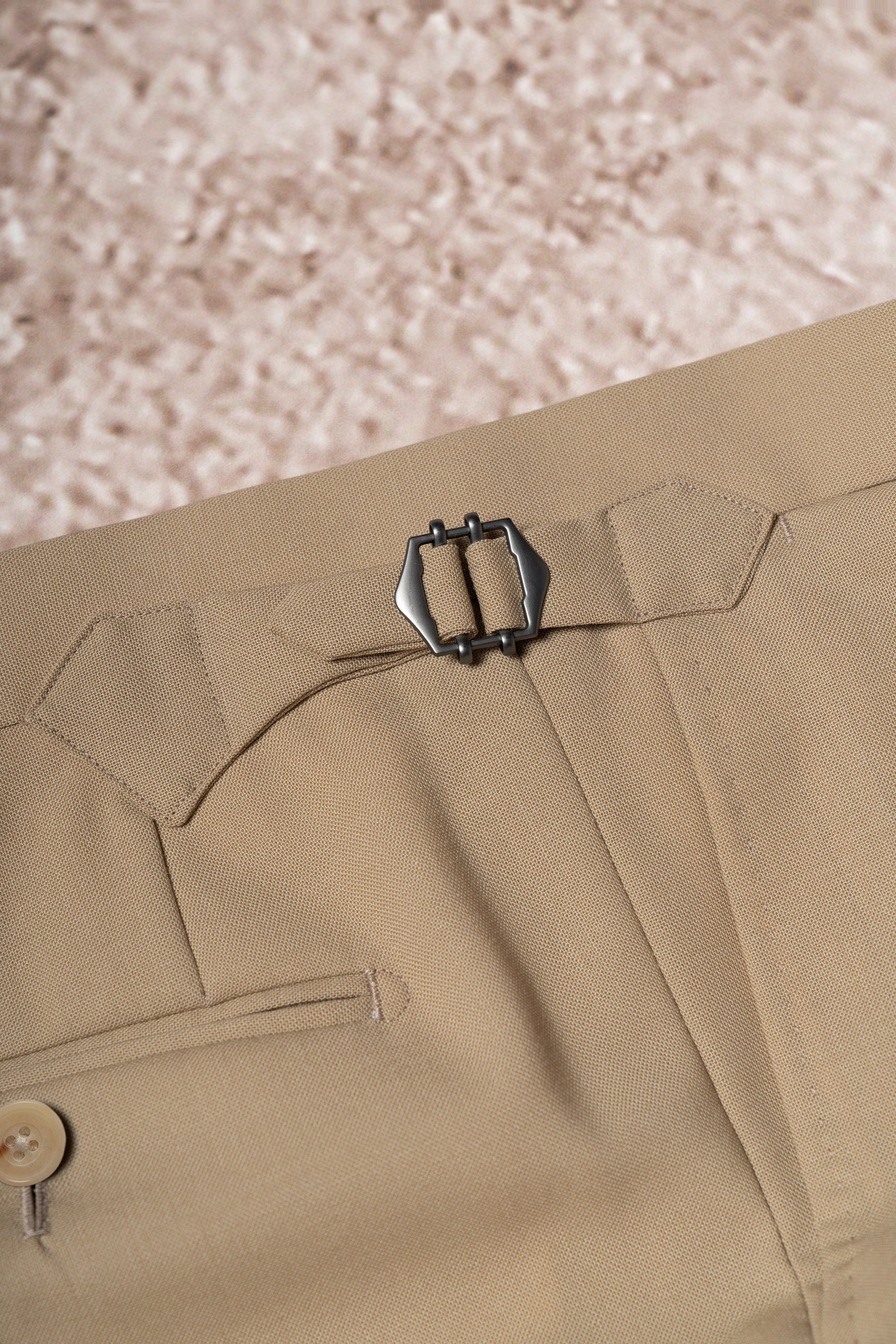 Khaki High Twist Wool Suit #145