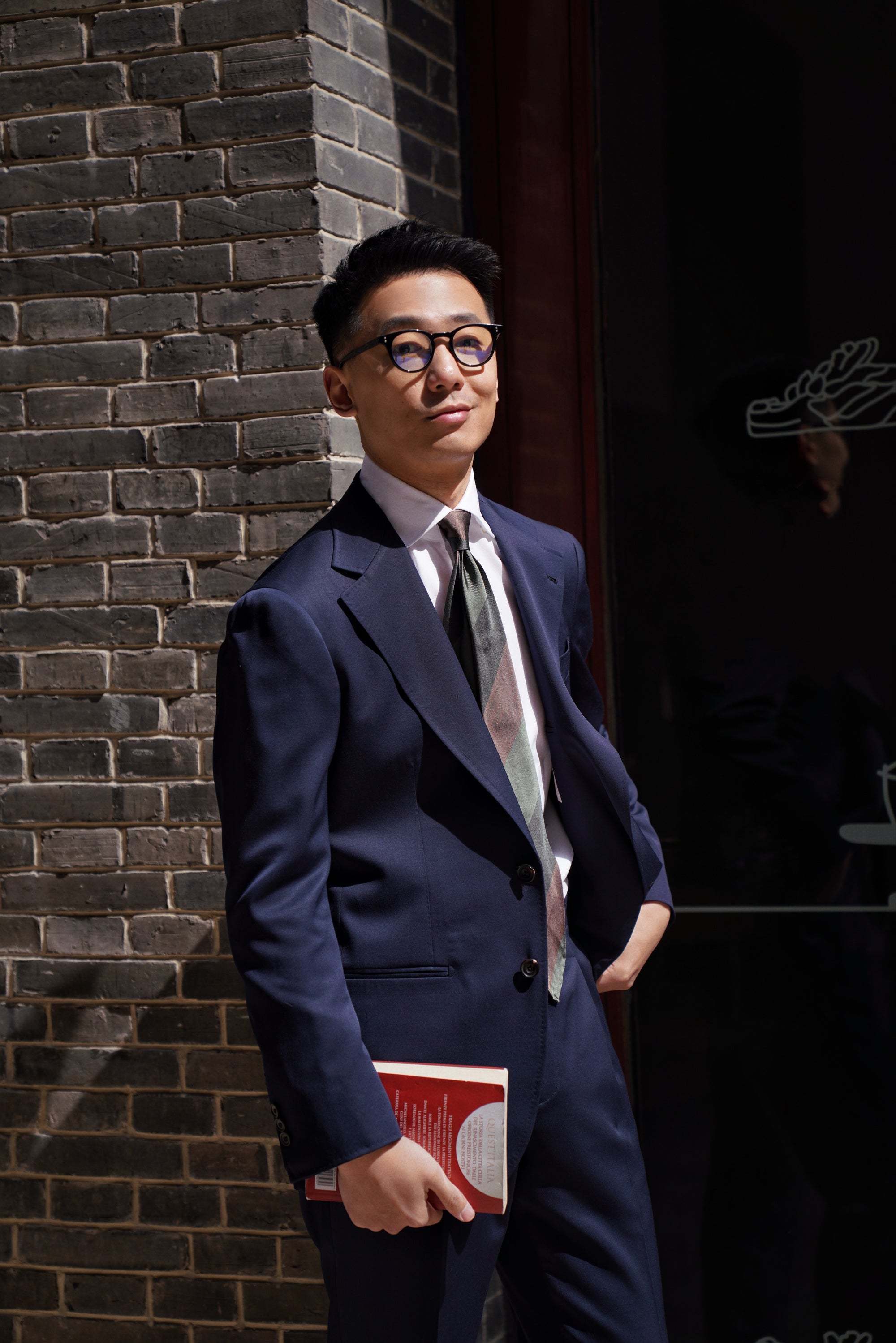 MTO Navy Worsted Suit