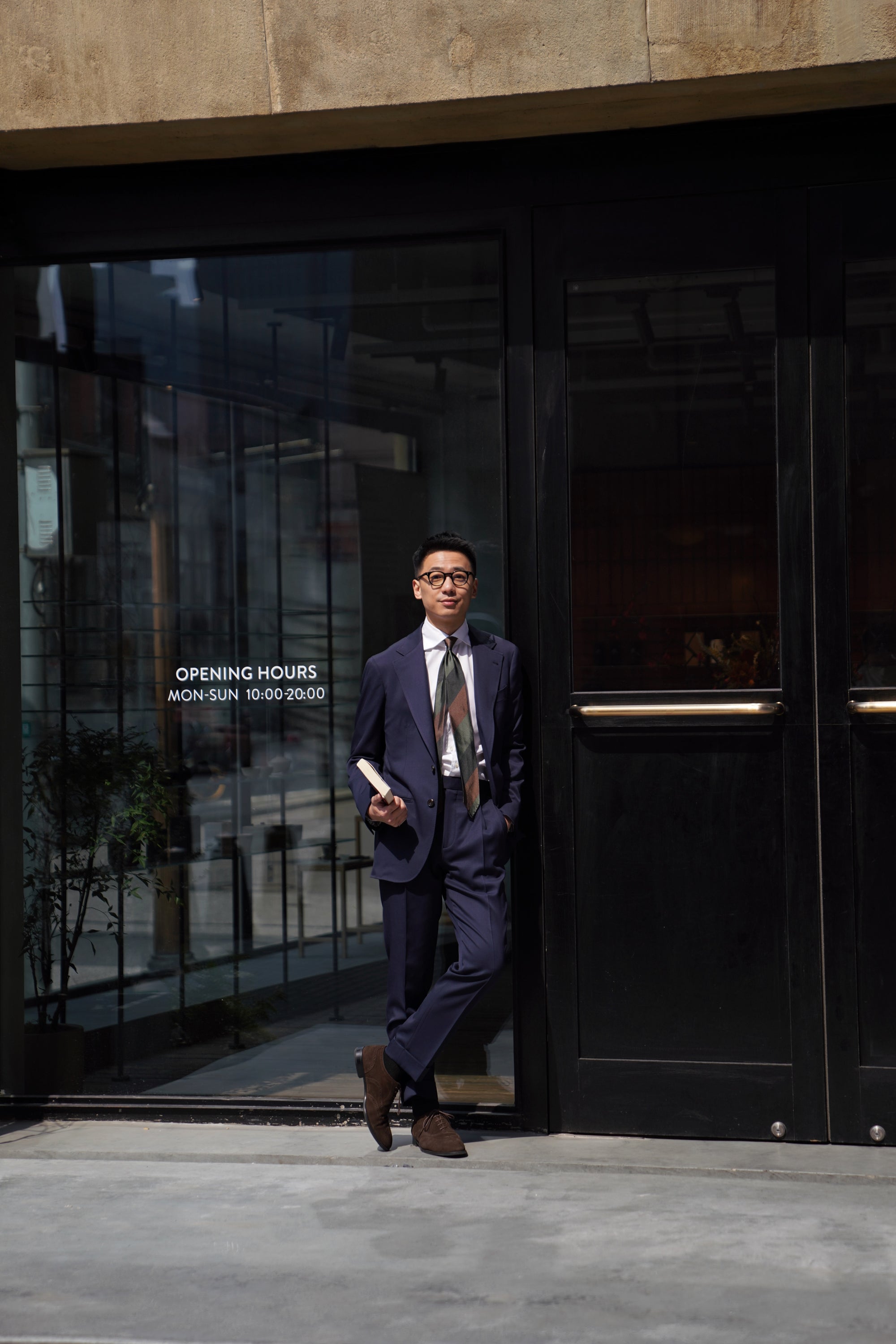 MTO Navy Worsted Suit
