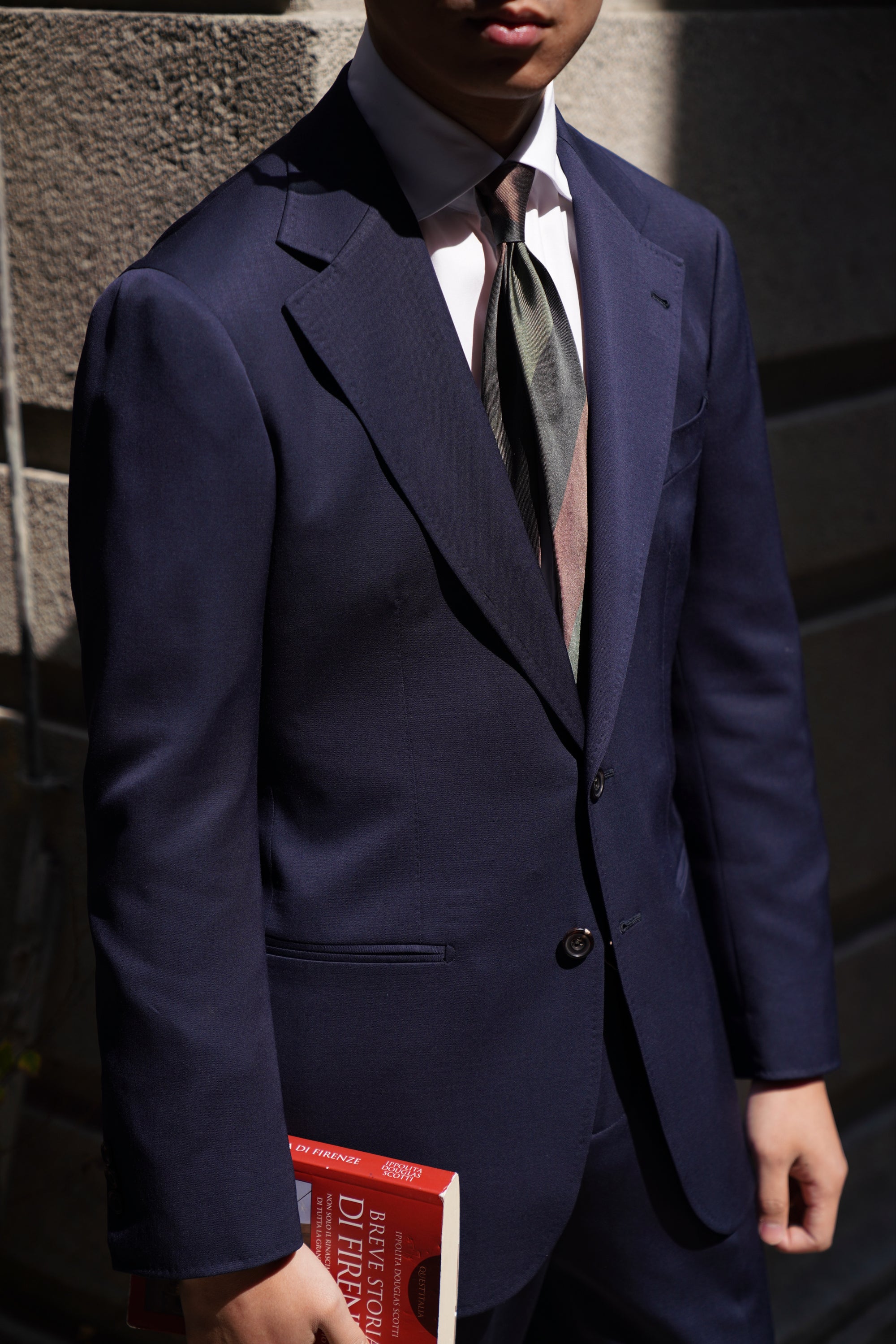 MTO Navy Worsted Suit