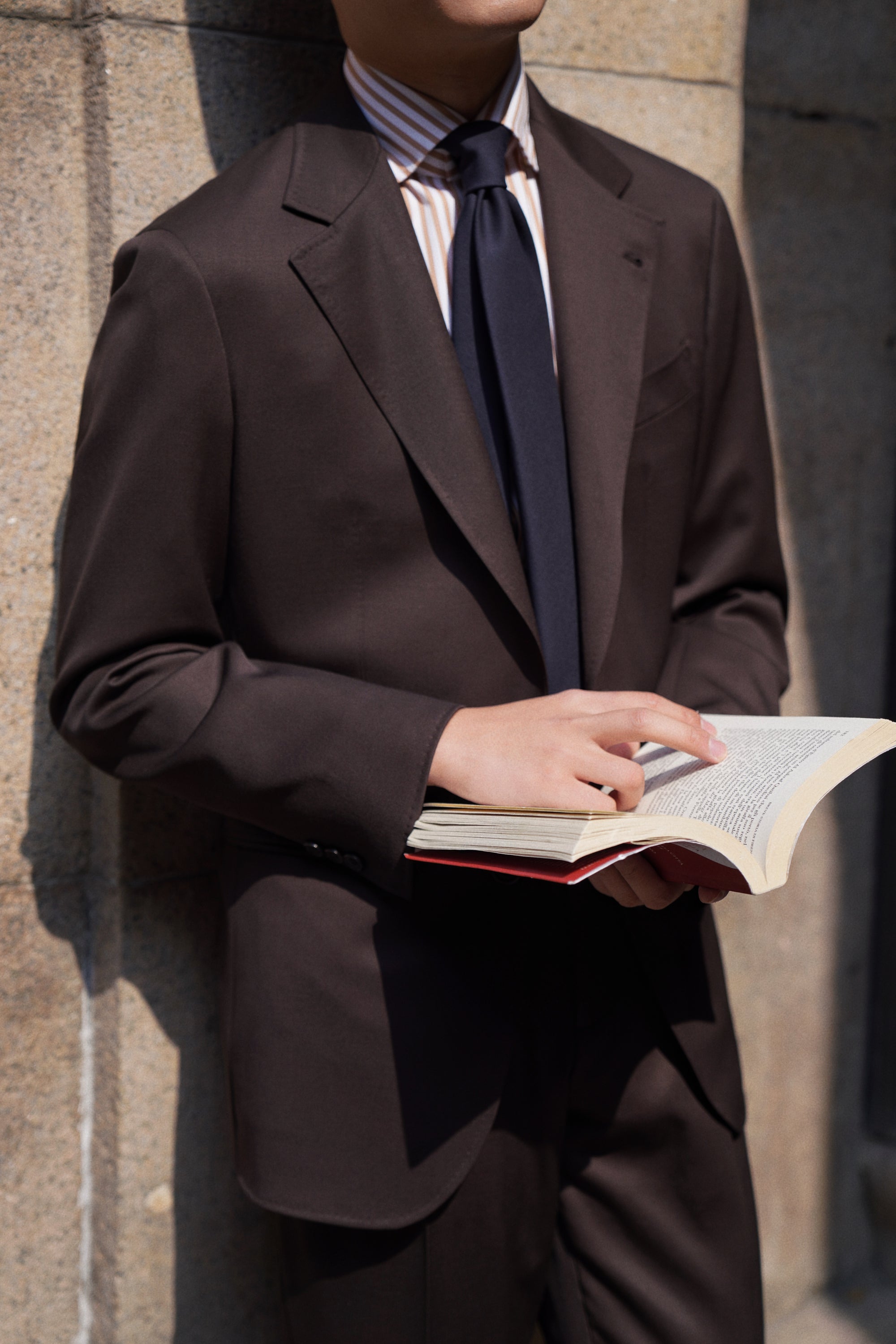 Dark Brown Wool Suit