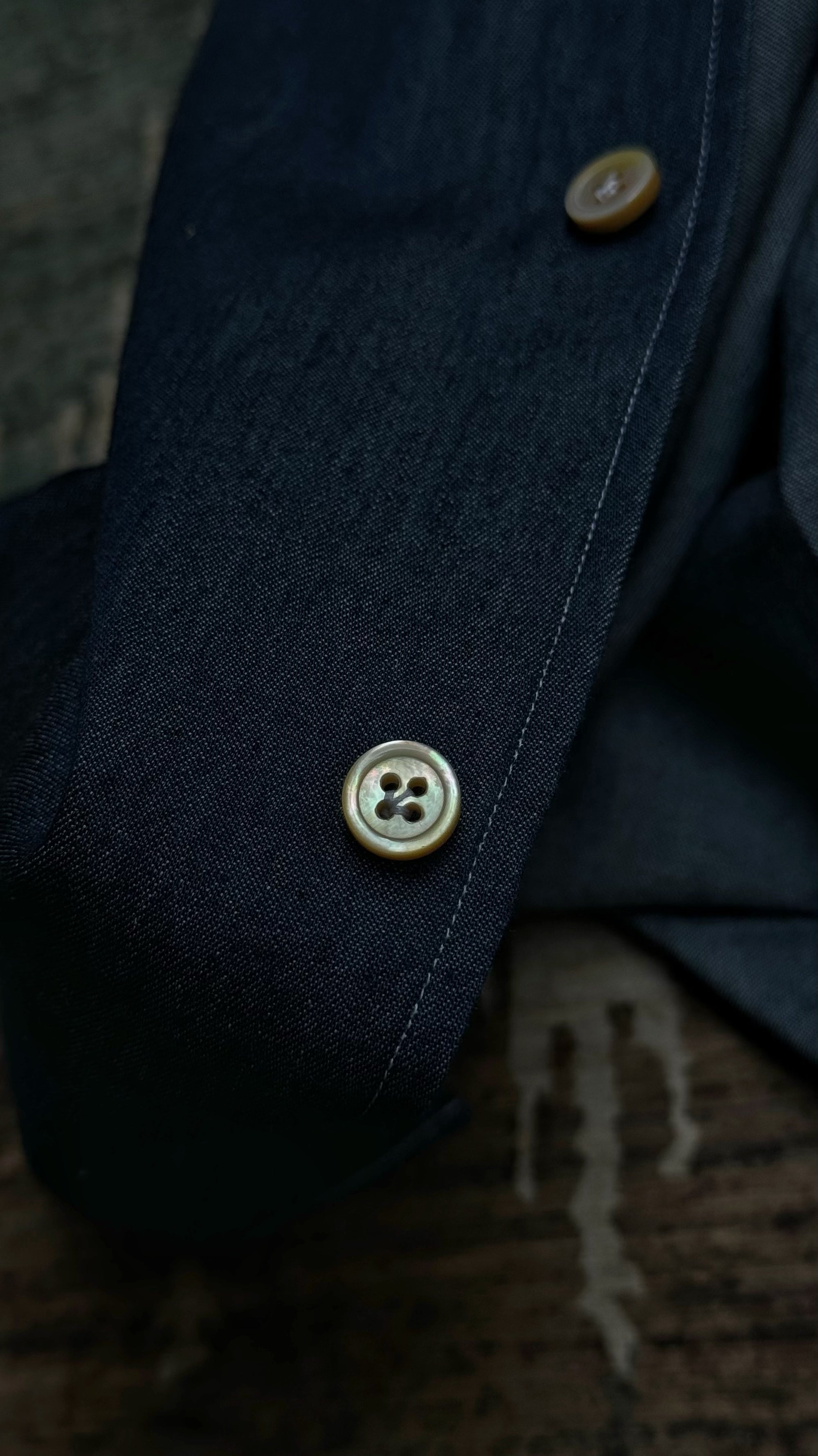MTO Hand-stitched Indigo Denim Shirt