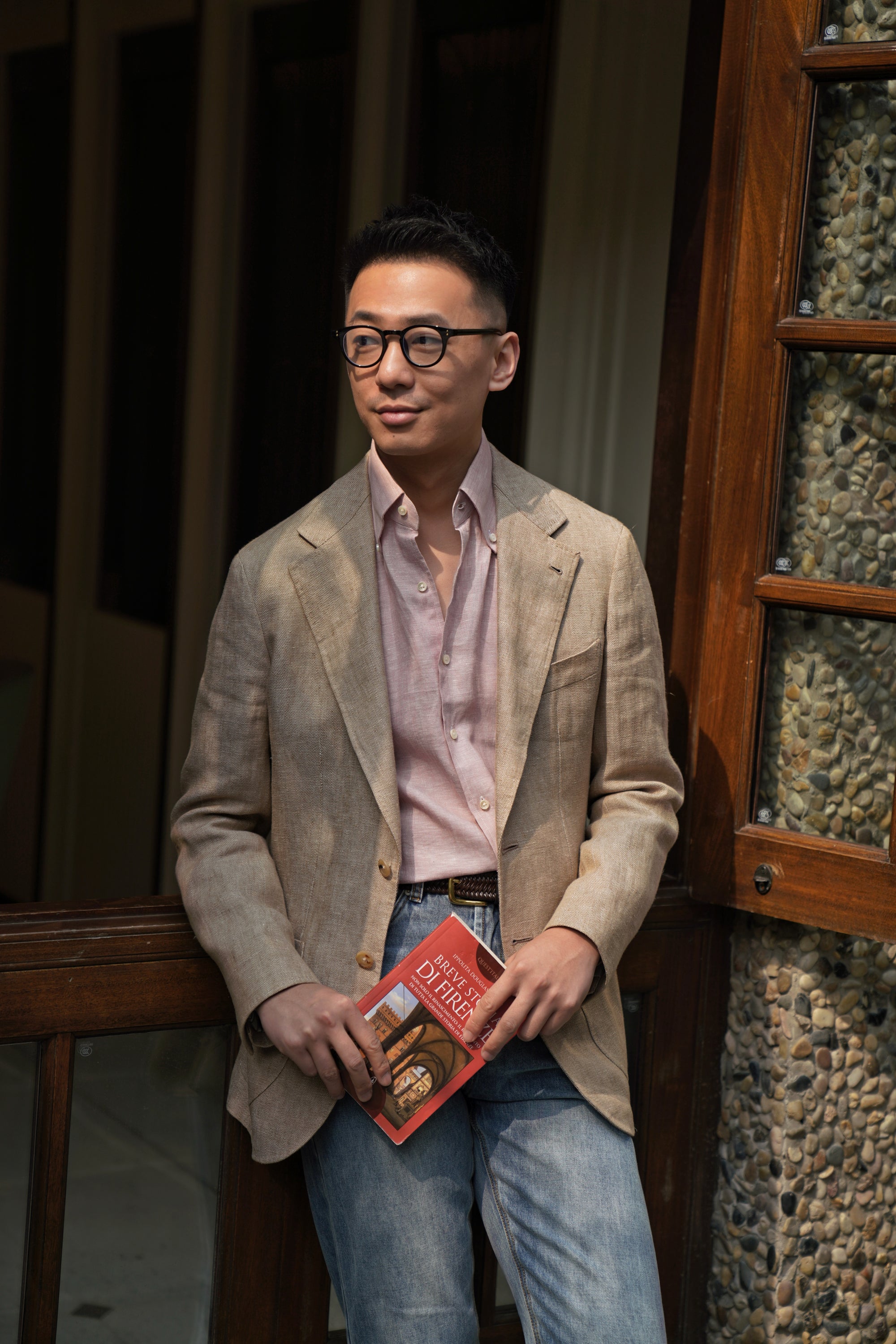 MTO Camel Normandy Linen Jacket #80