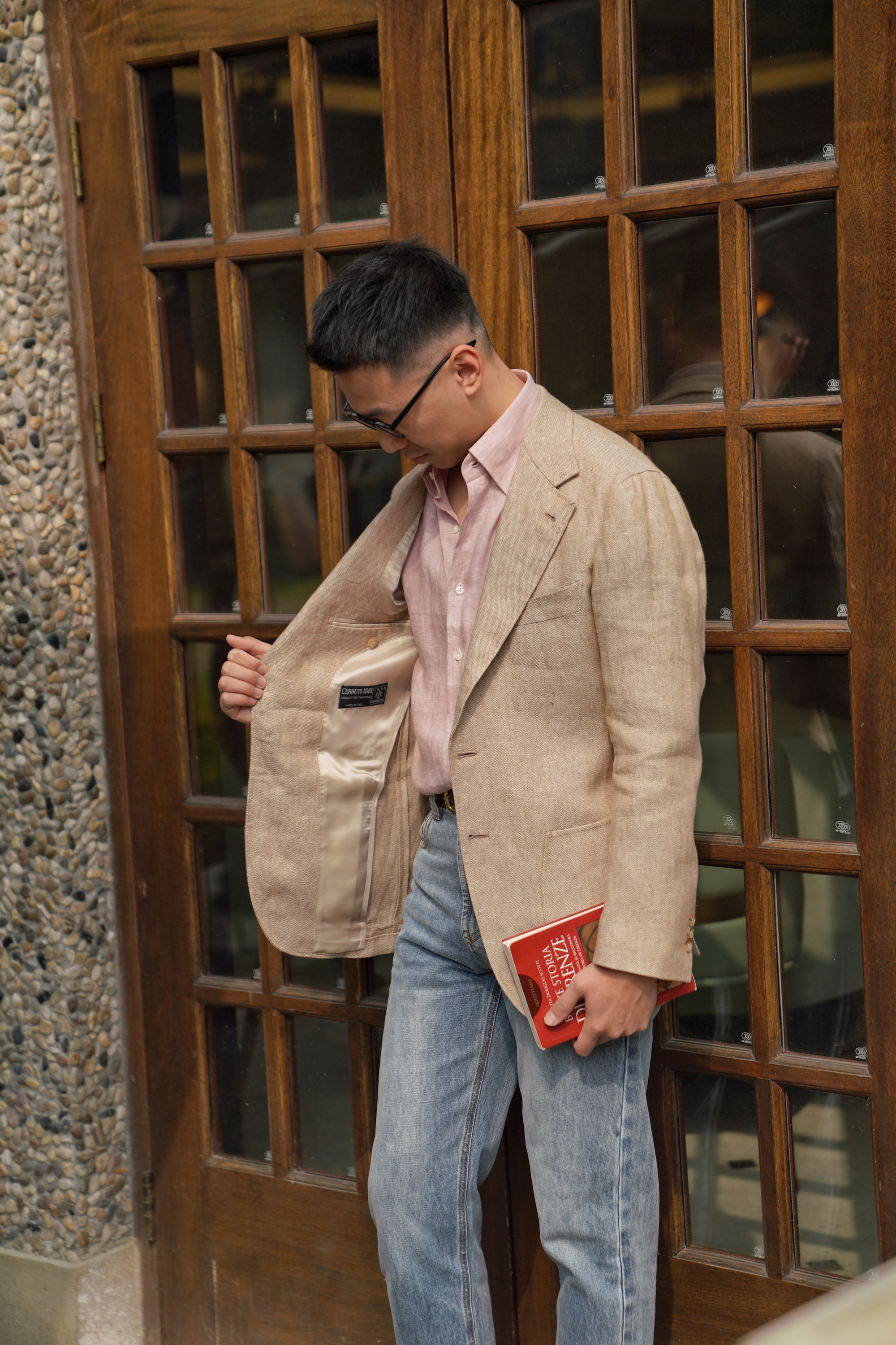 MTO Camel Normandy Linen Jacket #80