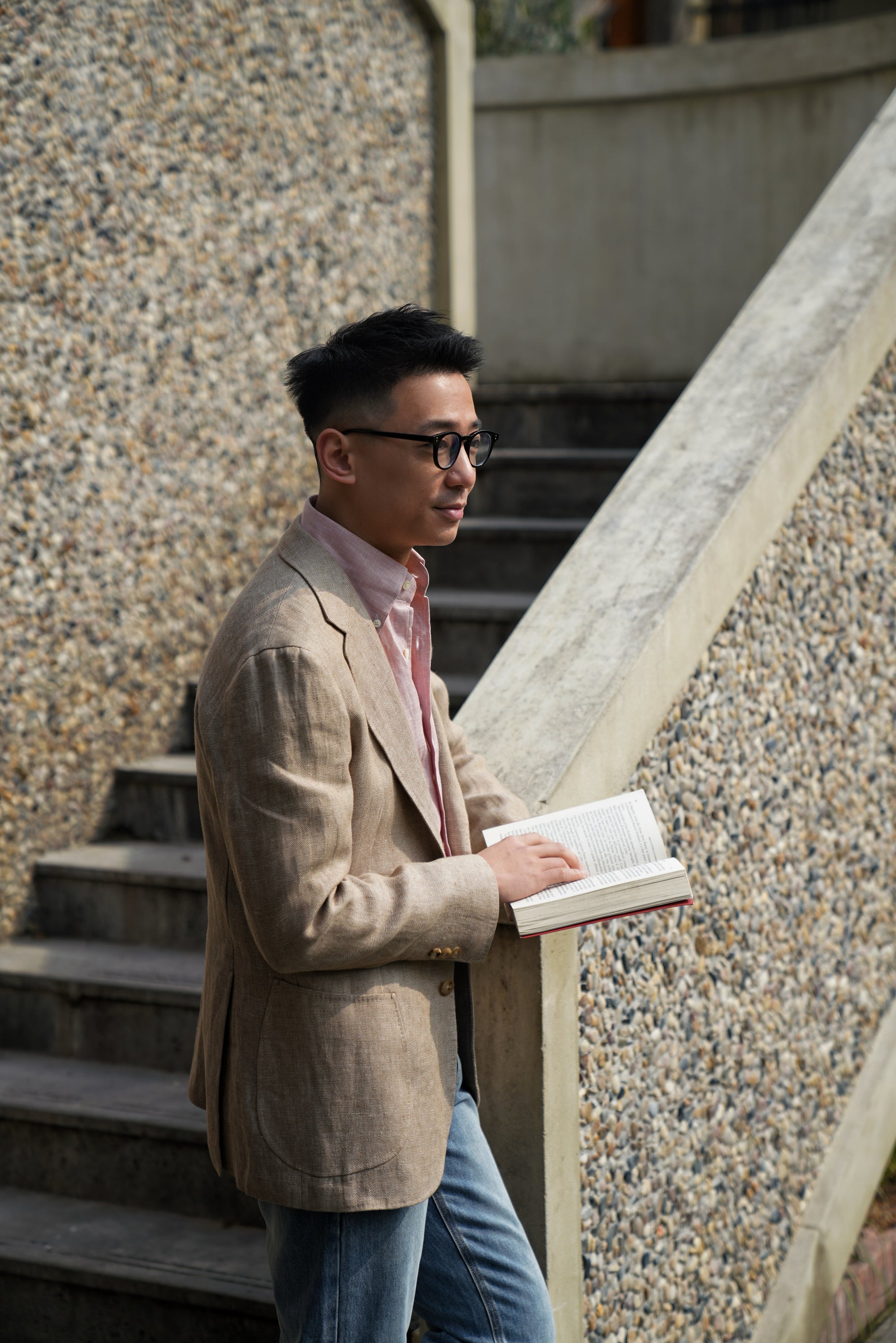 MTO Camel Normandy Linen Jacket #80
