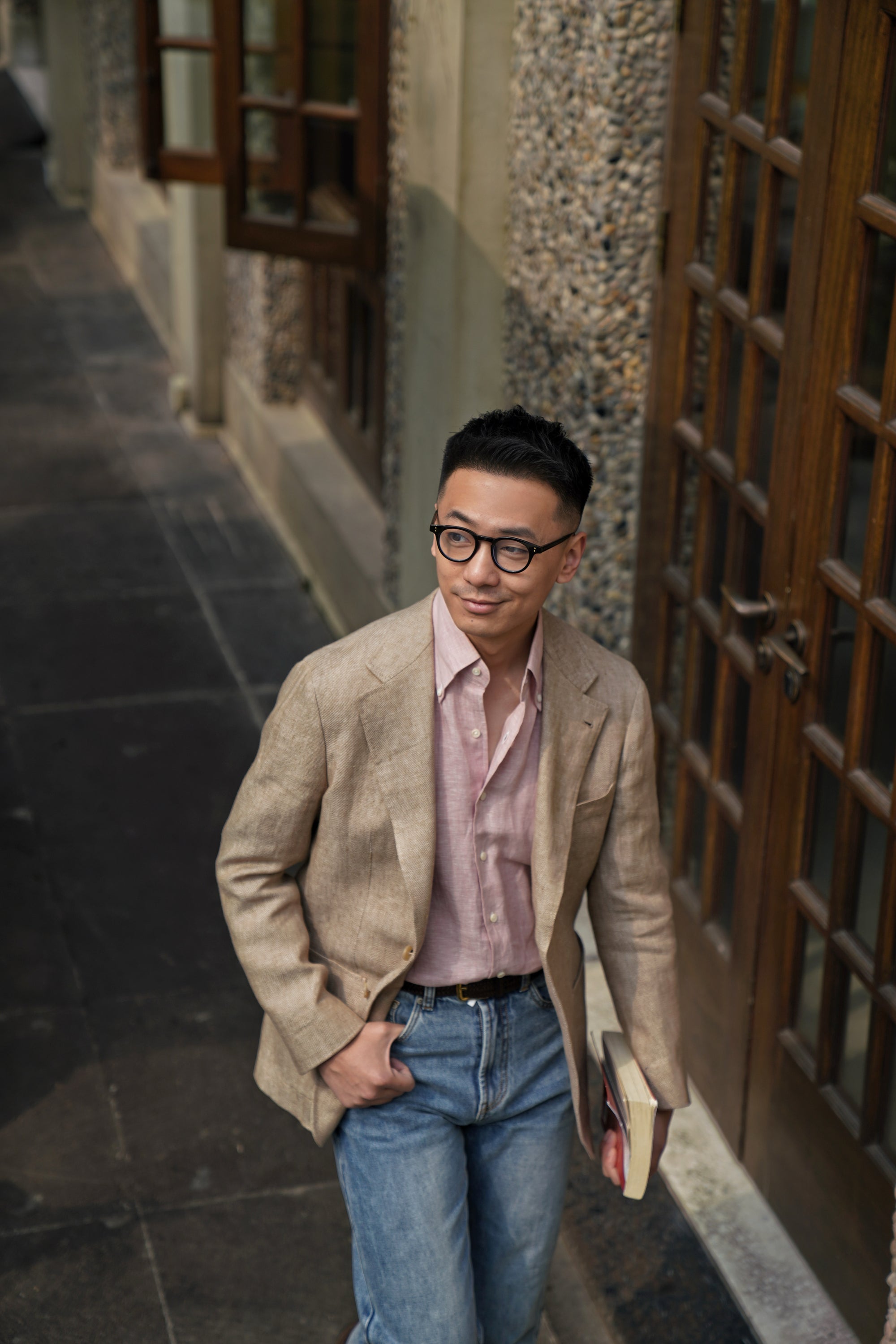 MTO Camel Normandy Linen Jacket #80